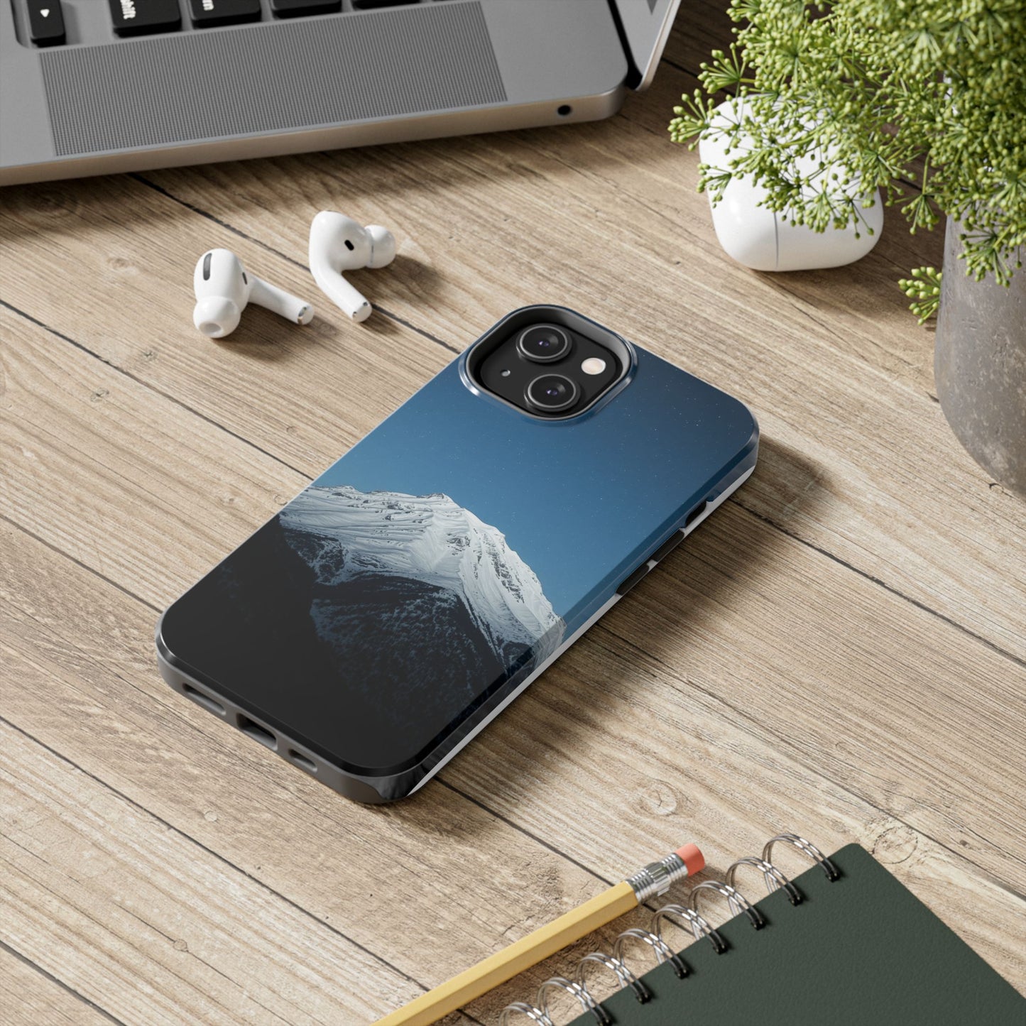 Mountain Landscape Tough Phone Case - Durable Protection for Outdoor Enthusiasts