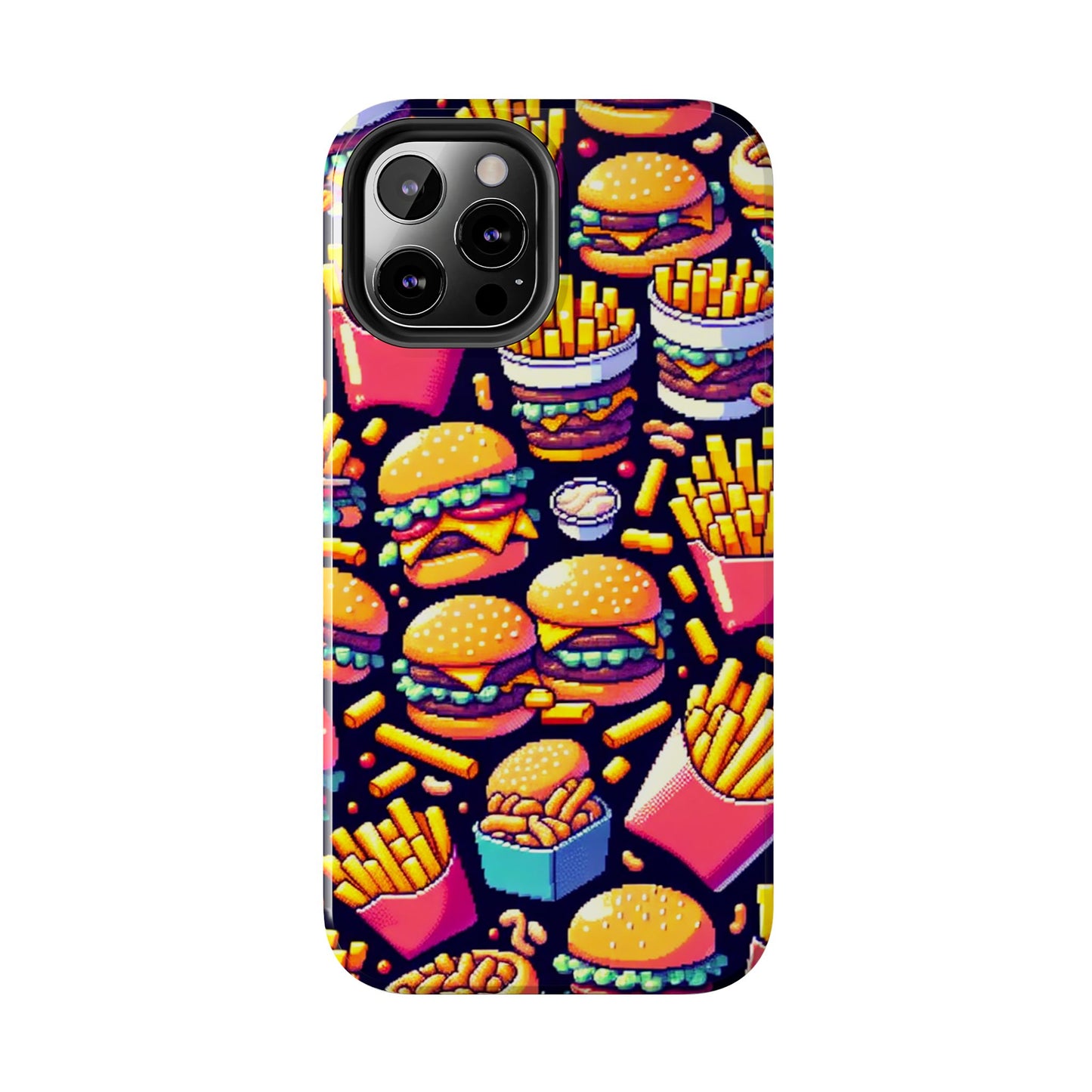 Retro Fast Food Phone Case - Tough and Durable - for iPhone