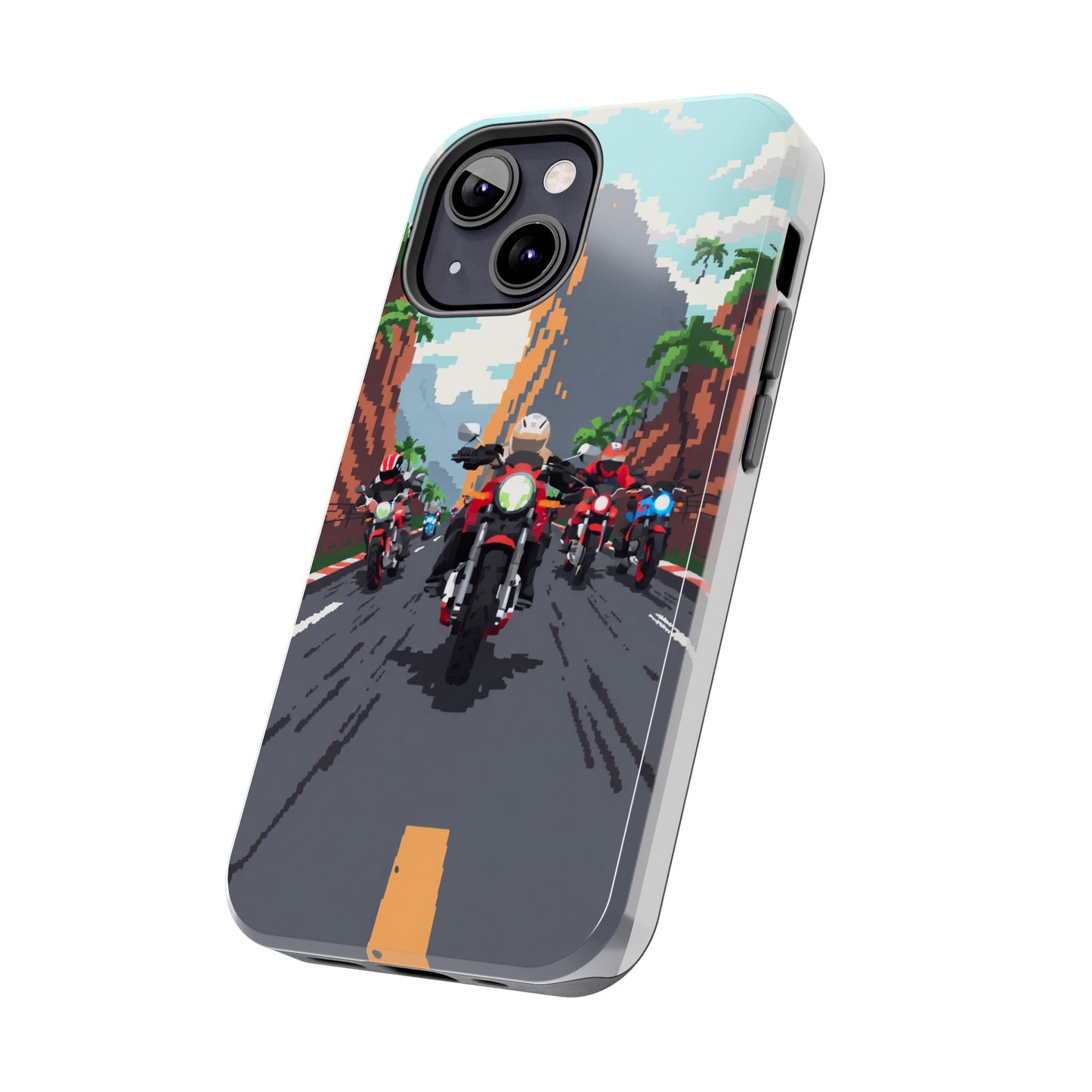 Retro Biker Tough Phone Case - Perfect for Motorcycle Lovers