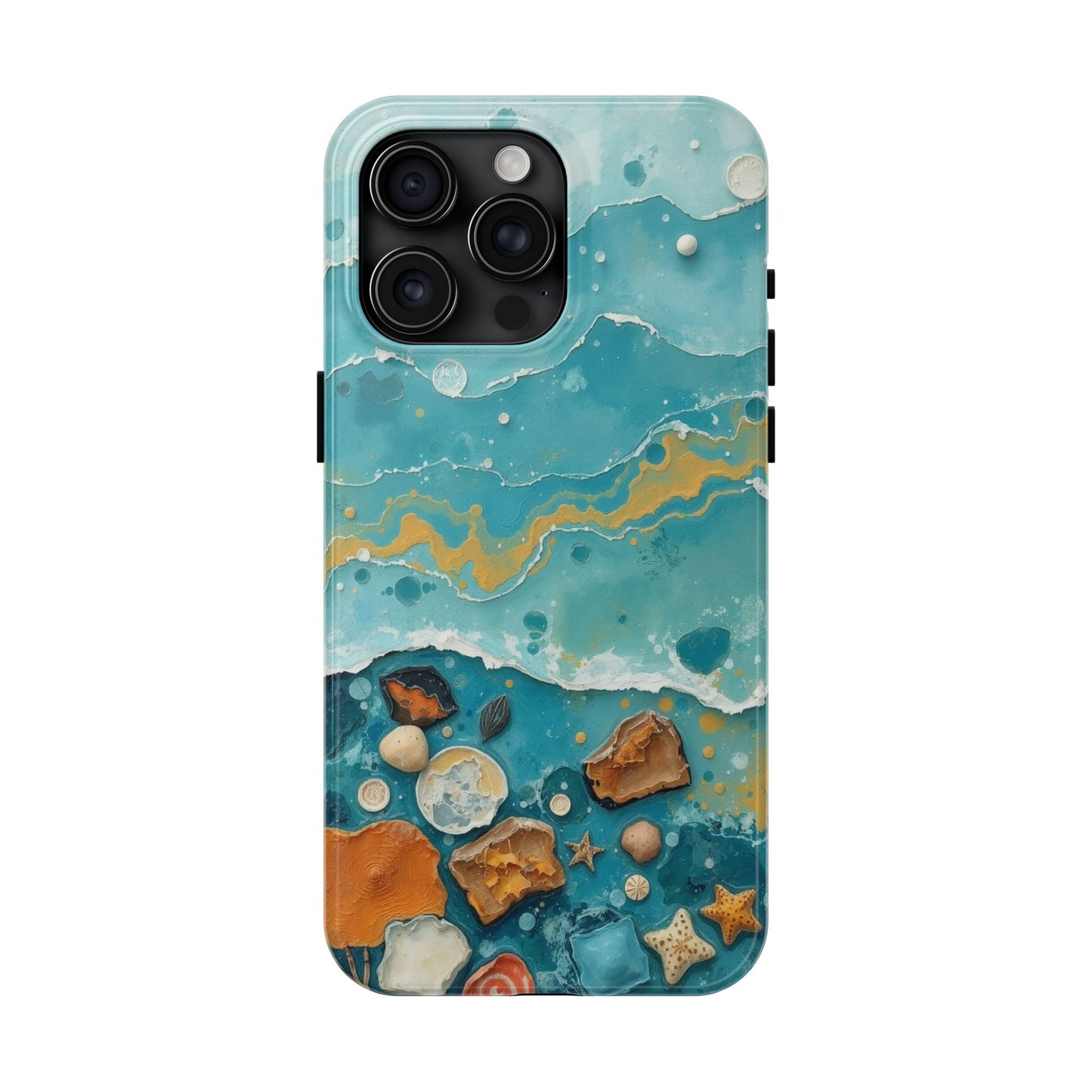 Ocean-Inspired Tough Phone Cases - Coastal Beach Vibe, Easy Accessory for Beach Lovers