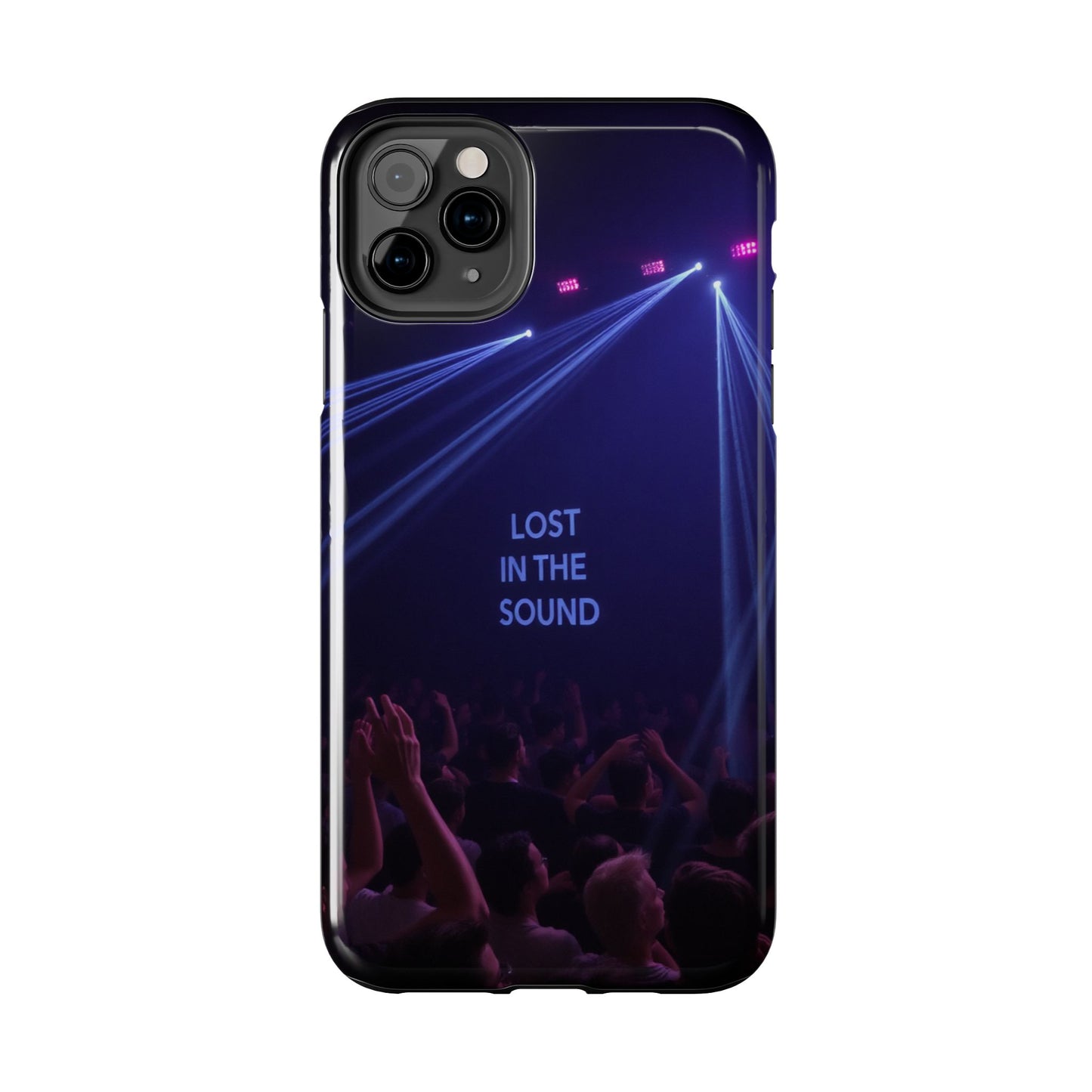 Vibrant Tough Phone Case - 'Lost in the Sound' Design for Music Lovers