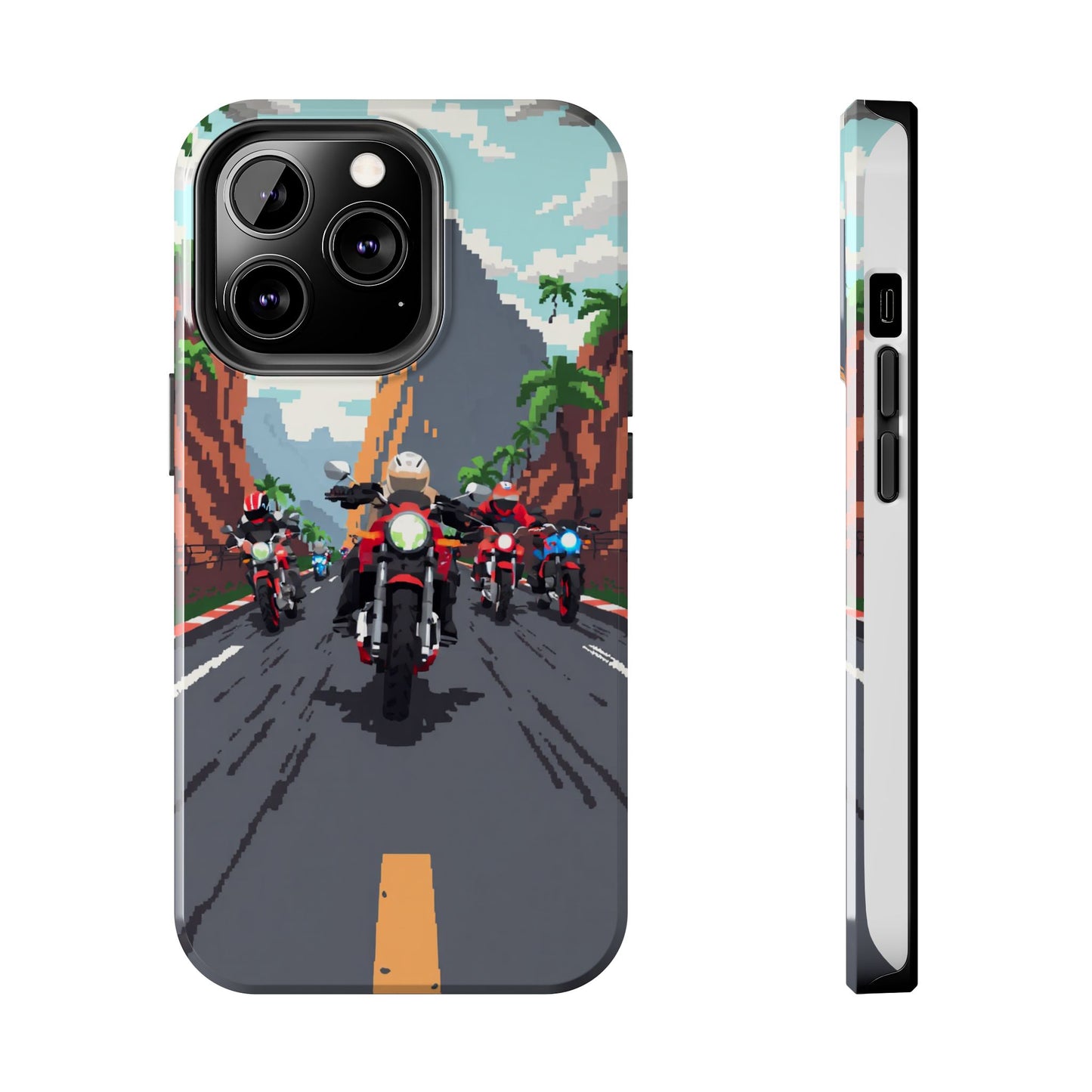 Retro Biker Tough Phone Case - Perfect for Motorcycle Lovers