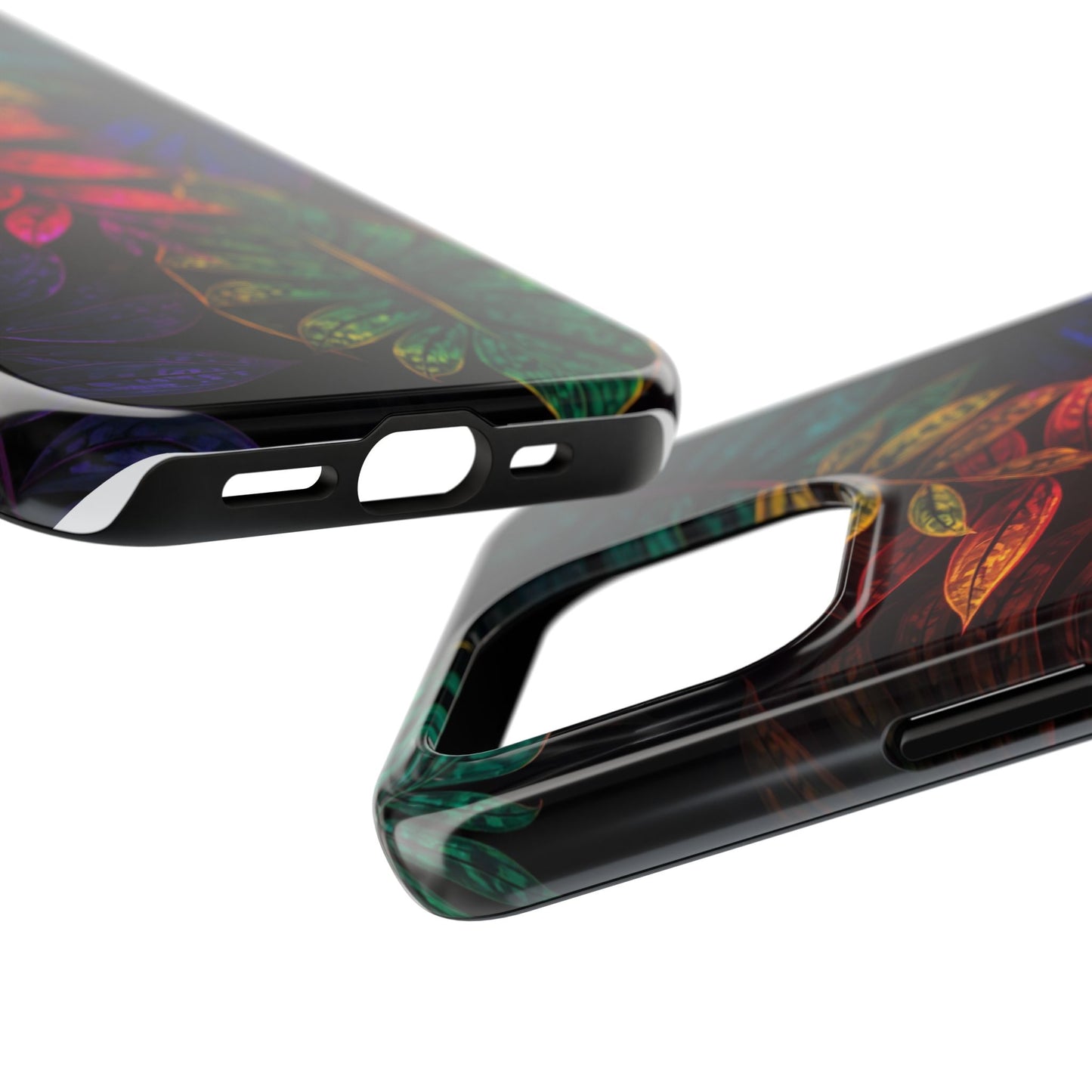 Vibrant Tropical Leaf Tough Phone Case
