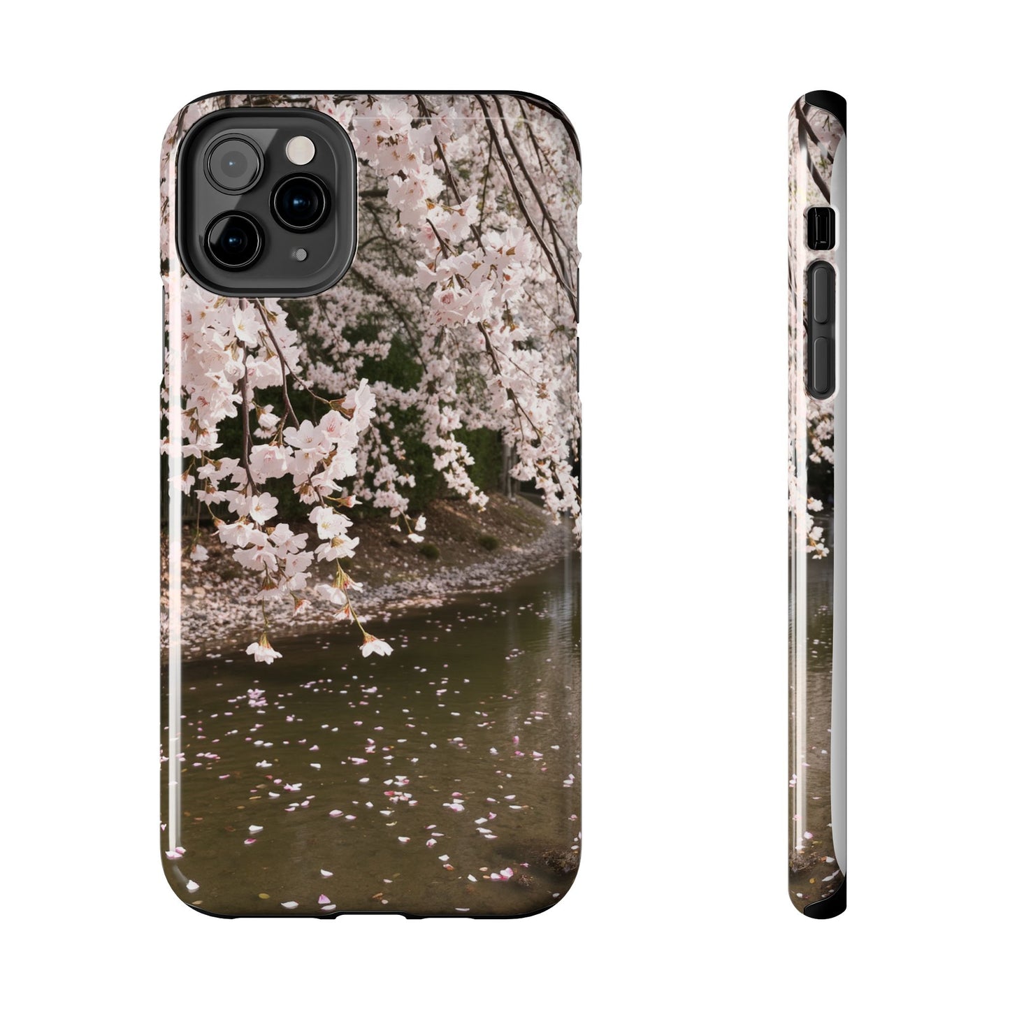 Cherry Blossom Tough Phone Cases - Durable Protection with Floral Serenity