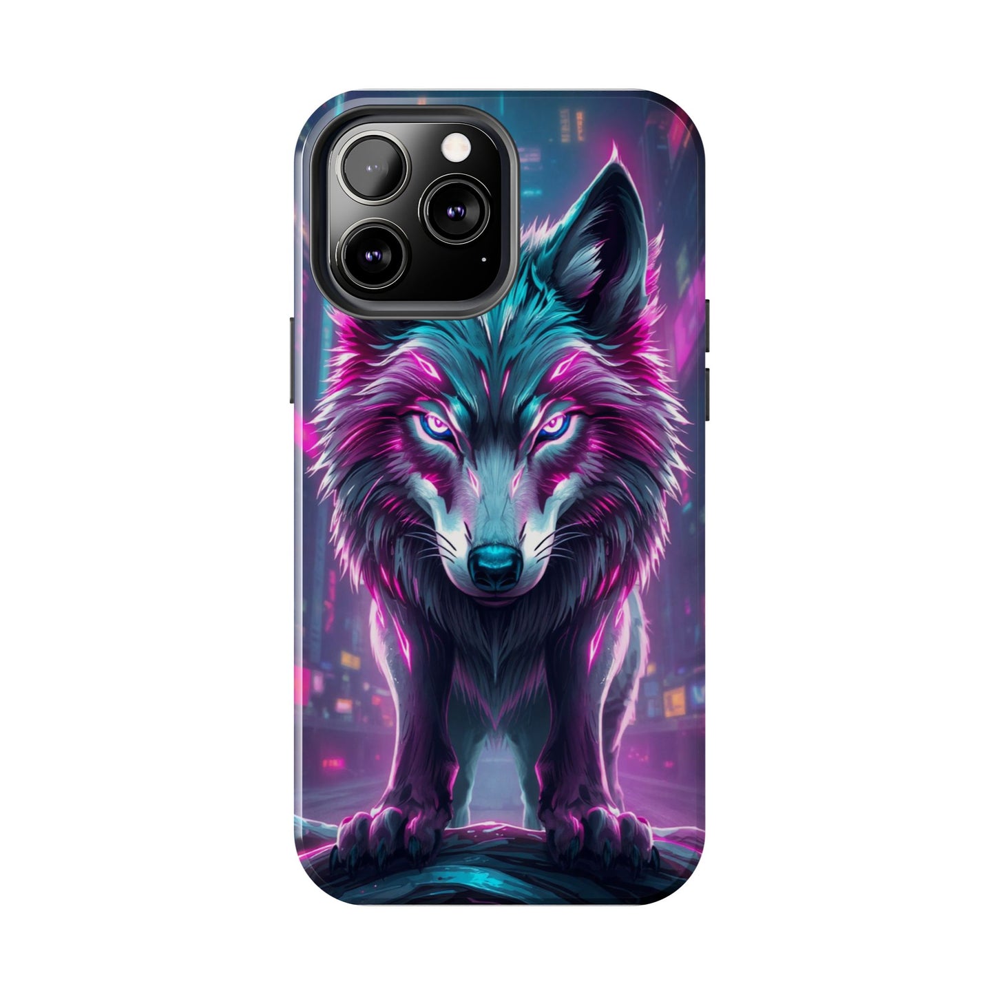 Fierce Wolf Phone Case - Tough & Vibrant Design for Animal Lovers