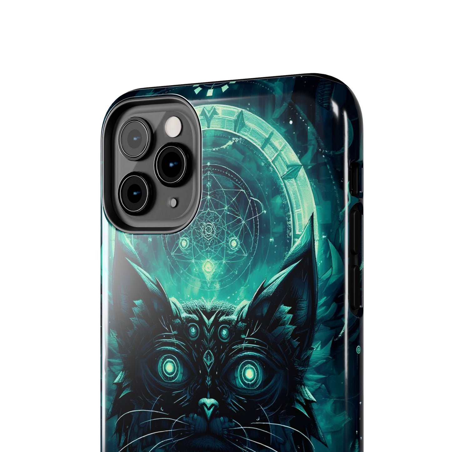 Mystical Dark Cat Phone Case - Tough Protective Cover for Cat Lovers - for iPhone