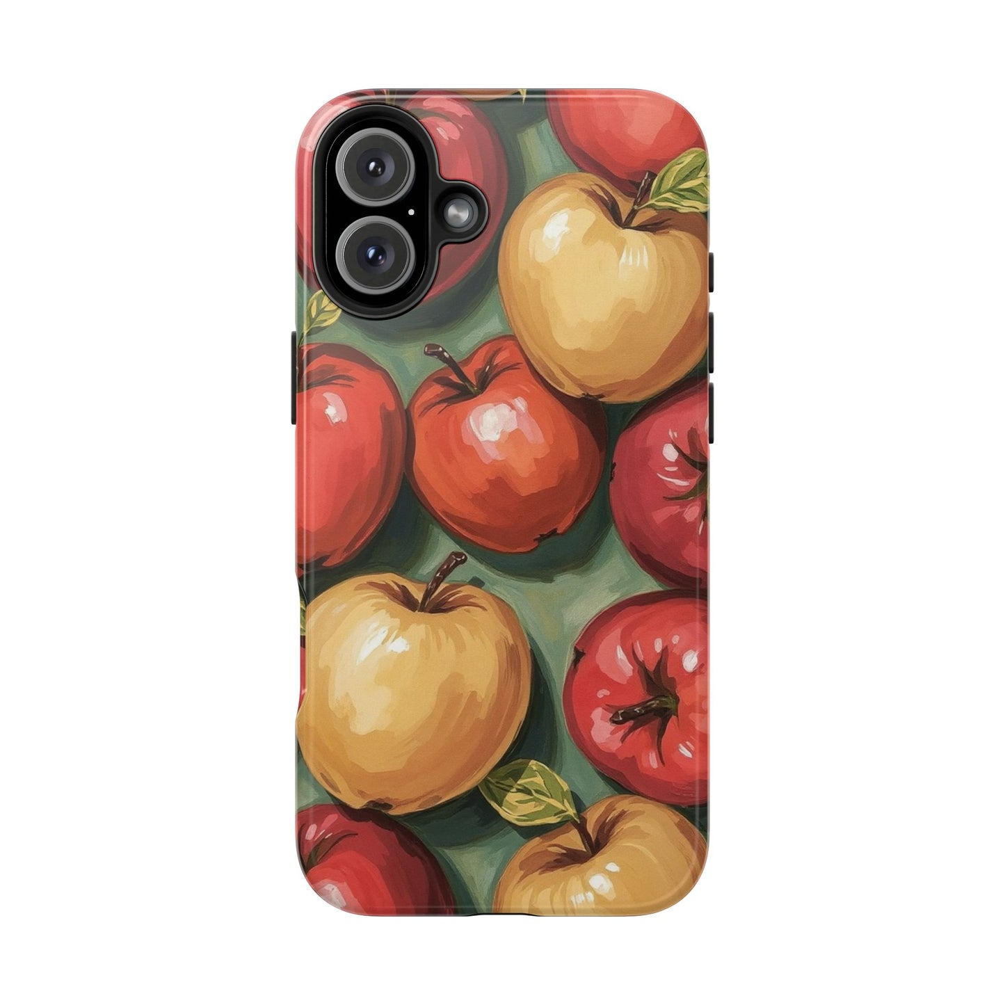 Colorful Painted Apples Art Tough Phone Case - Durable & Stylish Protection - for iPhone