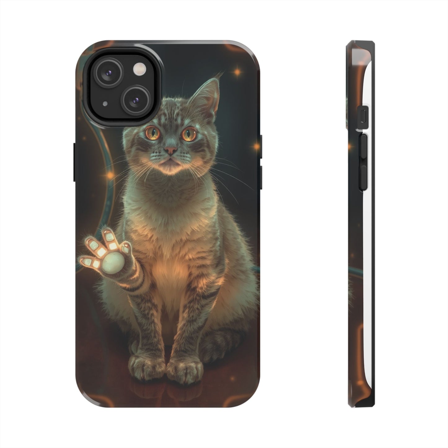 Whimsical Cat Phone Case | Tough Phone Cases for Cat Lovers, Pet Accessories, Gift for Cat Owners, Cute Phone Cover, Personalized Tech