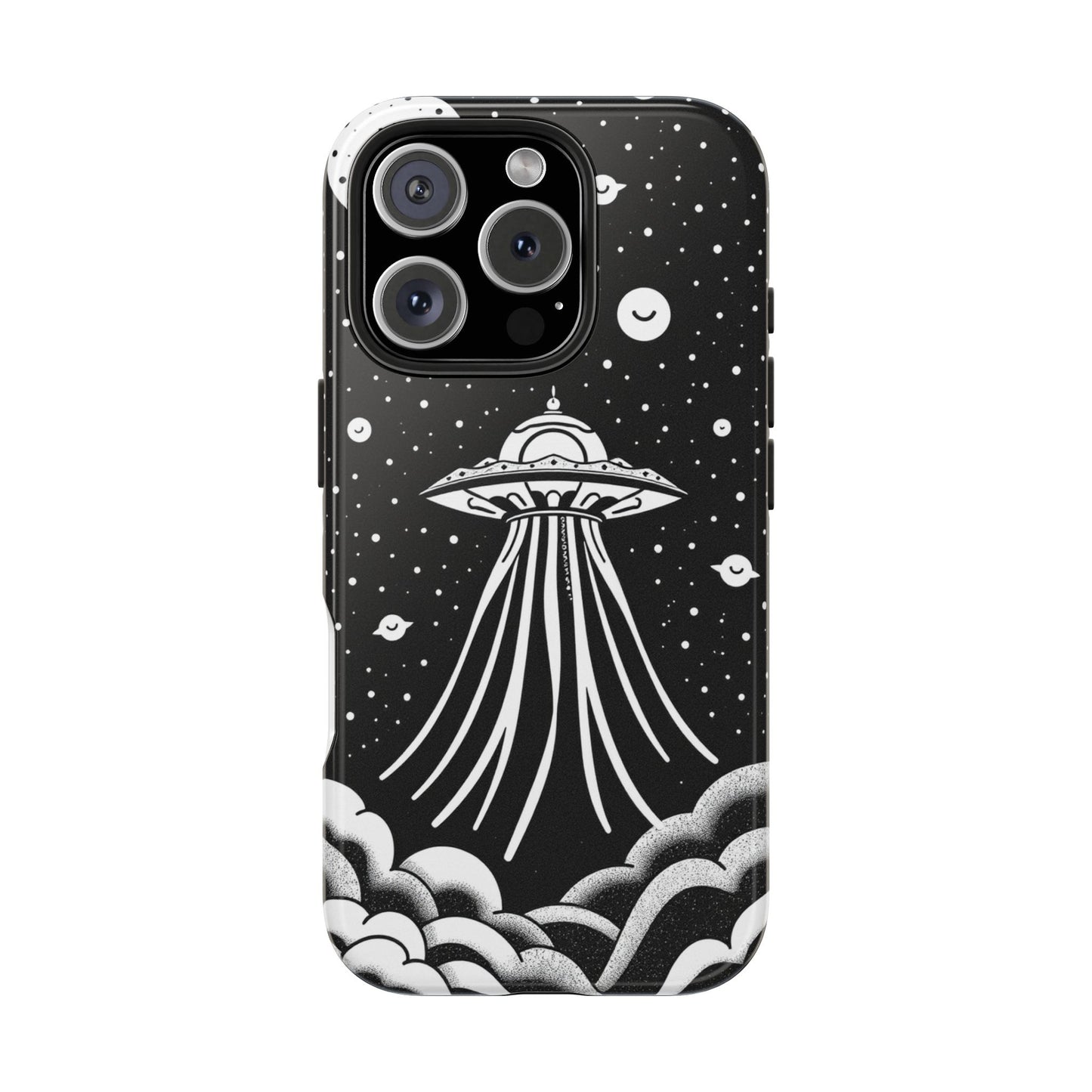 Galaxy UFO Tough Phone Case - Durable Protection with Unique Space Design