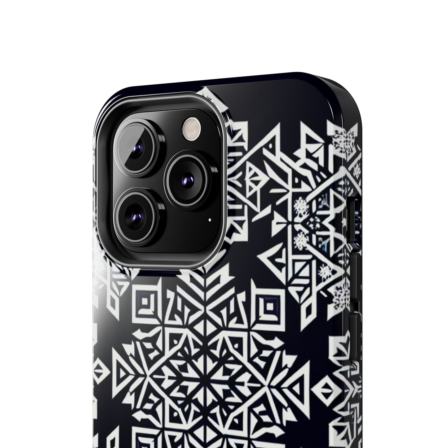 Winter Wonderland Tough Phone Case - Digital Snowflake - for iPhone