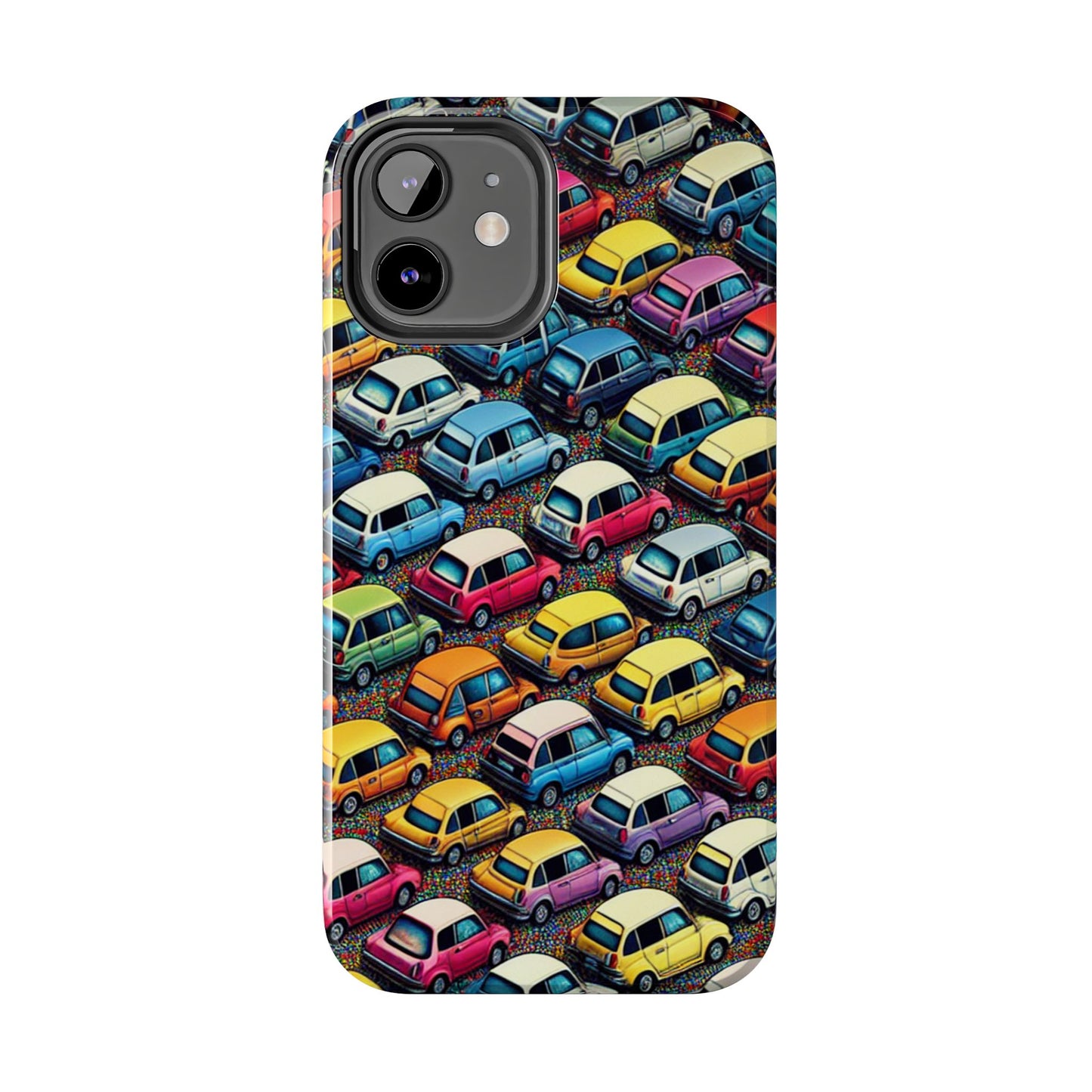Car Phone Case - City Traffic Pattern Design - for iPhone