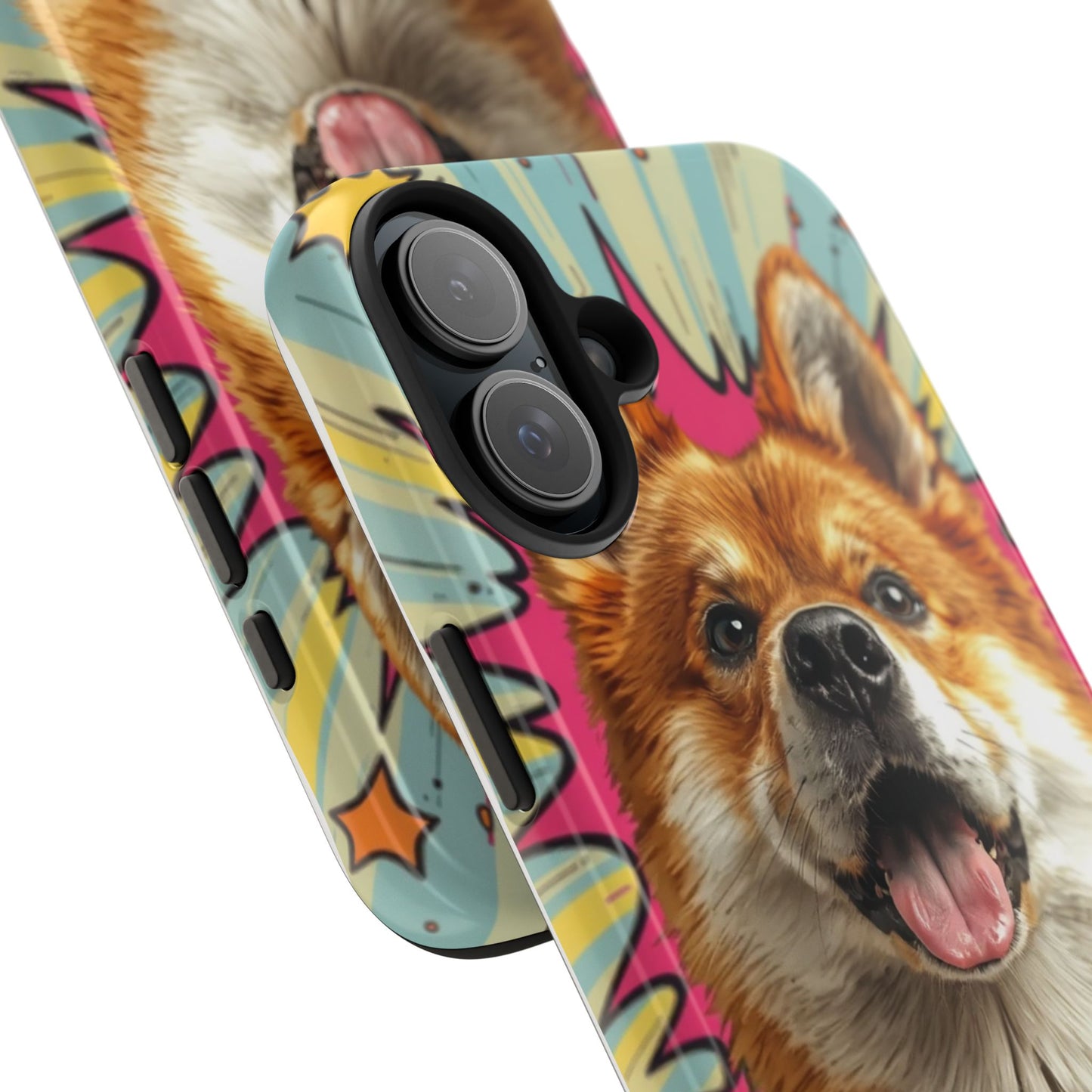 Playful Dog Tough Phone Case - Durable & Stylish Pet Lover Gift