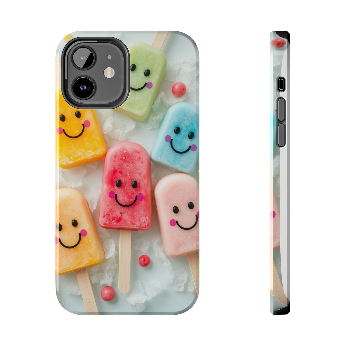 Cute Smile Popsicle Tough Phone Case - Fun Protection for Your Device