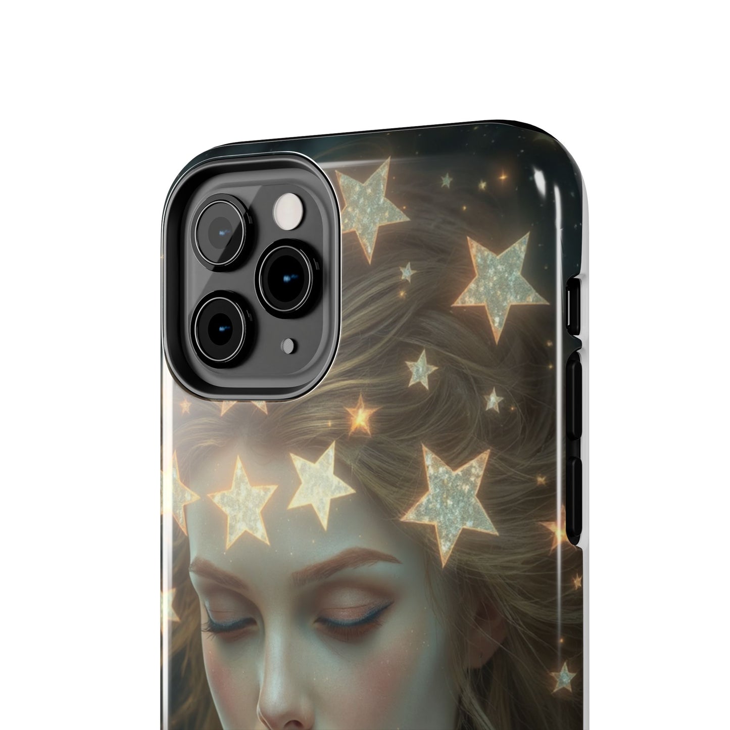 Celestial Dream Tough Phone Case - Artistic Starry Design for Style Enthusiasts