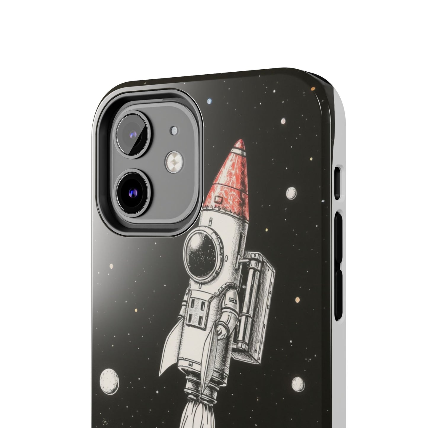 Cool Tough Phone Case for iPhone - Astro-Rocket Bond