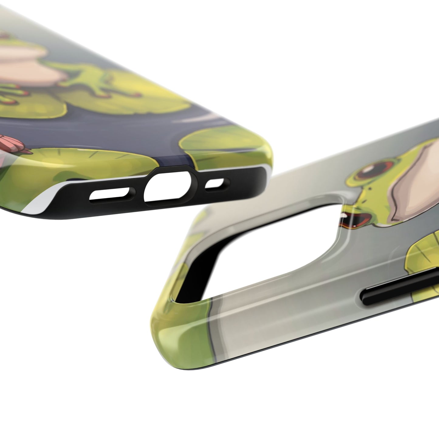 Cute Frog Tough Phone Case - Durable Protection with Nature Vibe
