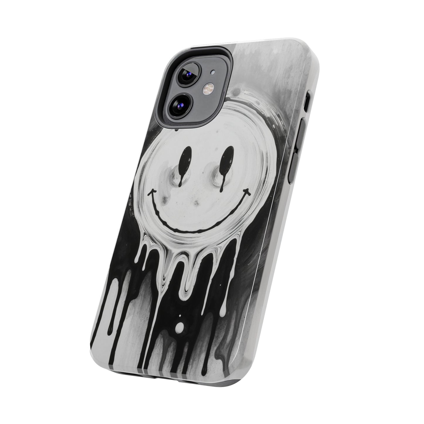 Dripping Smiley Tough Phone Case - Stylish & Durable Protection