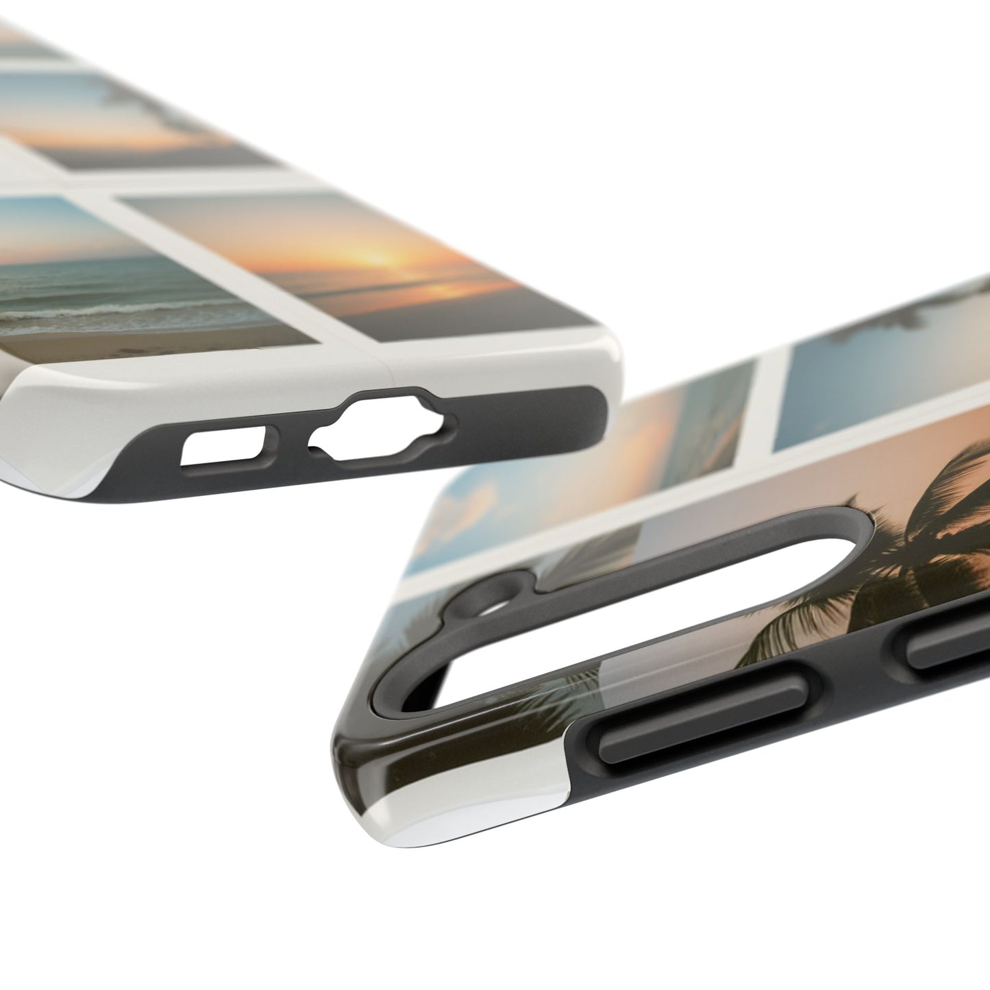 Tropical Sunset Tough Phone Case - Beach Vibes for Summer Adventures