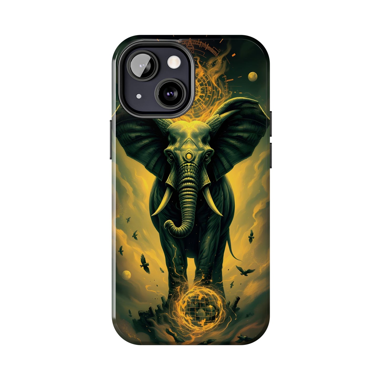 Majestic Elephant Clouds Tough Phone Case - Durable Protection with Bold Design - for iPhone