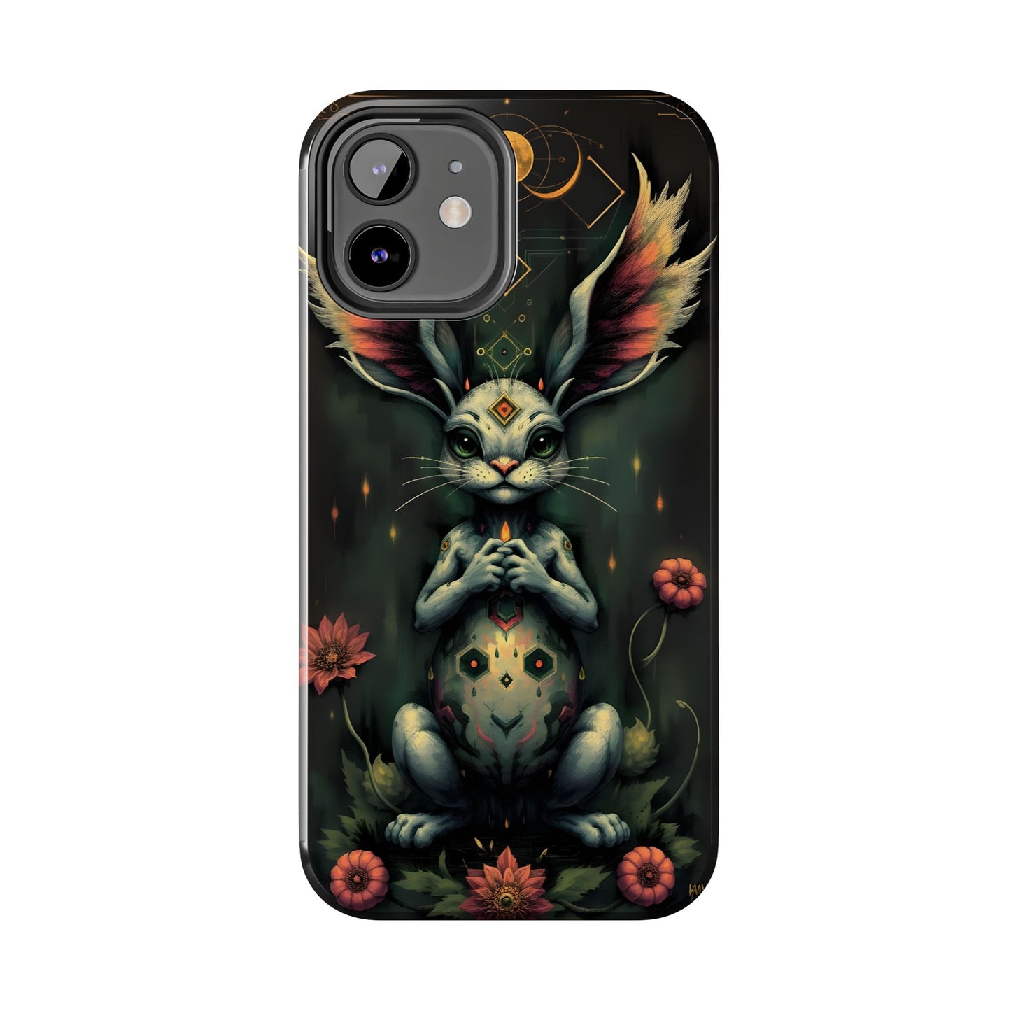 Artistic Rabbit Phone Cases - Unique and Durable Design of Mystical Bunny - for iPhone