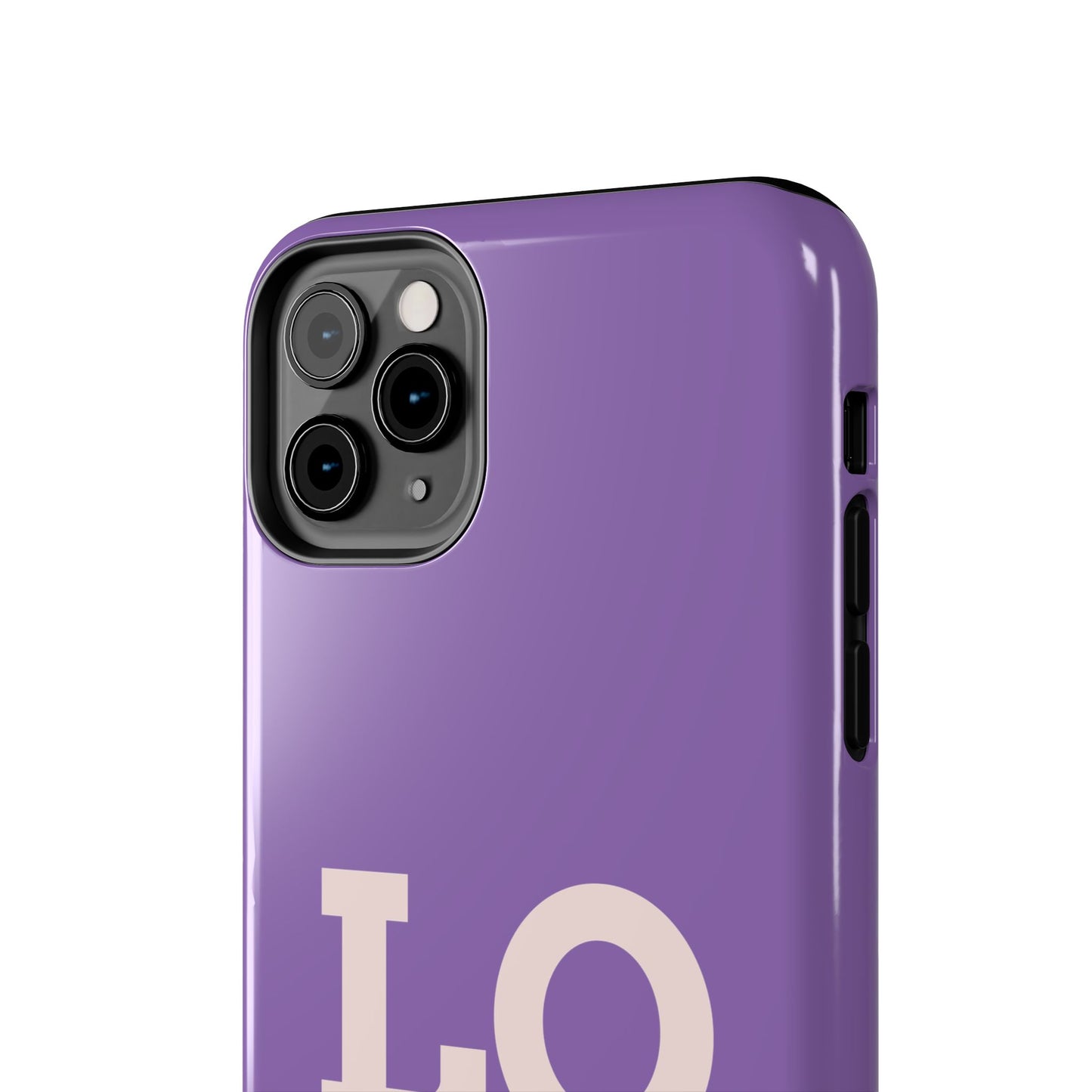Purple Love Phone Case - Durable & Stylish Tough Case - for iPhone