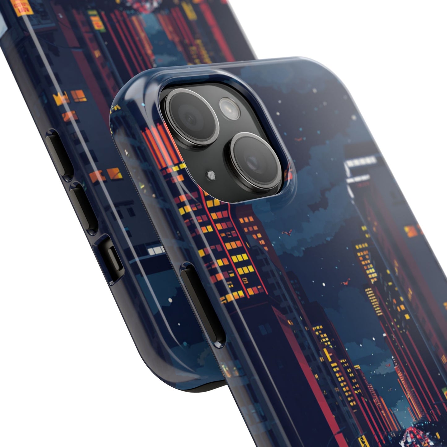 Urban Nightlife Tough Phone Case - Durable & Stylish Protection