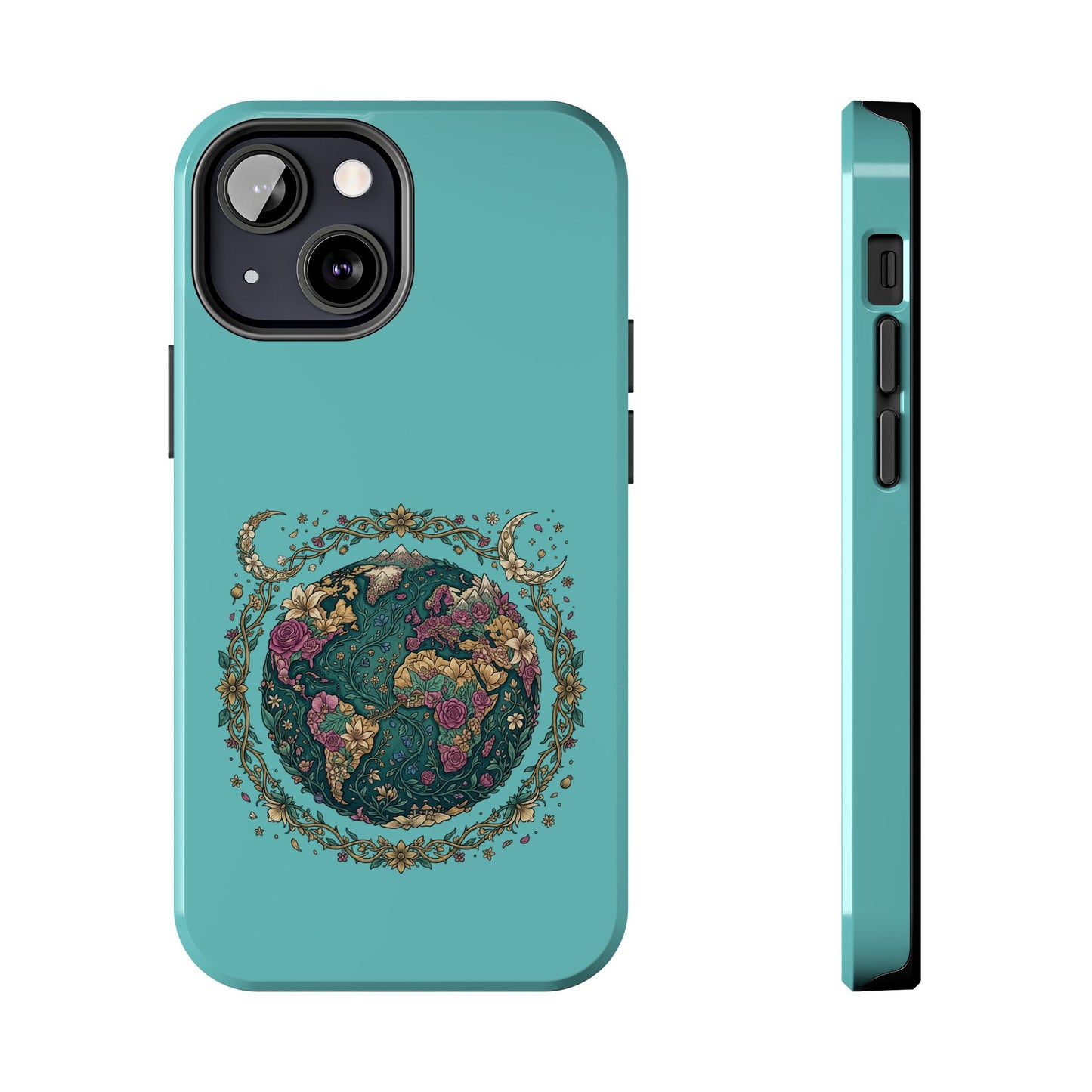 Mystical Floral Planet Phone Case — Tough Protective Phone Case