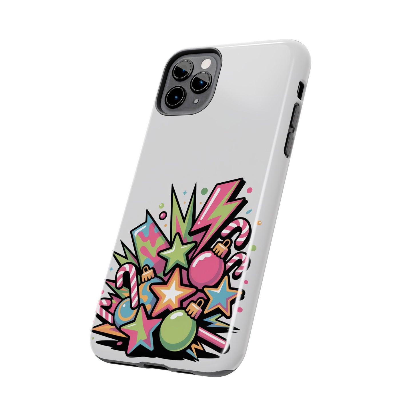 Colorful Explosion Retro Christmas Tough Phone Case