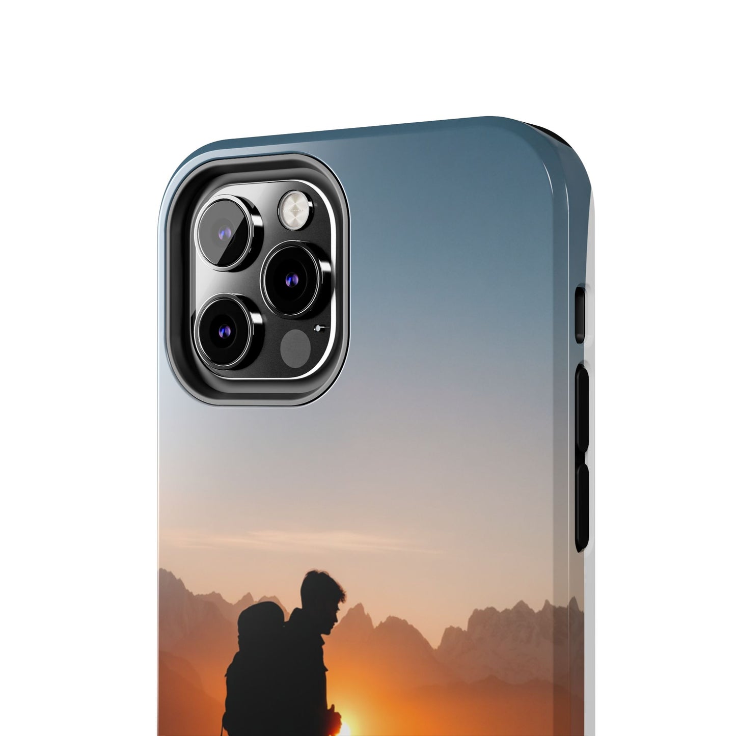 Explorer Adventure Sunset Mountain iPhone Case