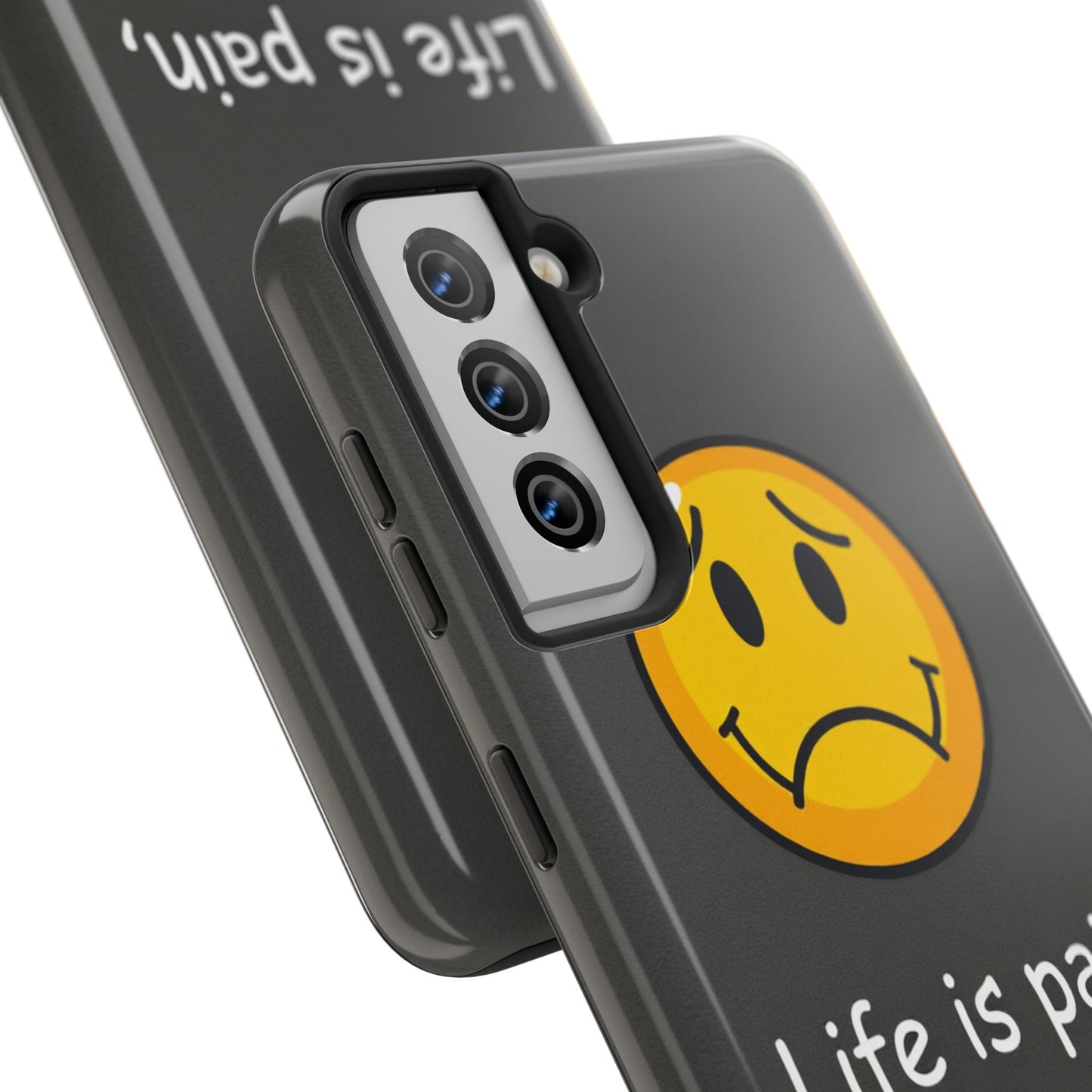 Life is Pain Tough Phone Case - Trendy Design for Smartphone Protection