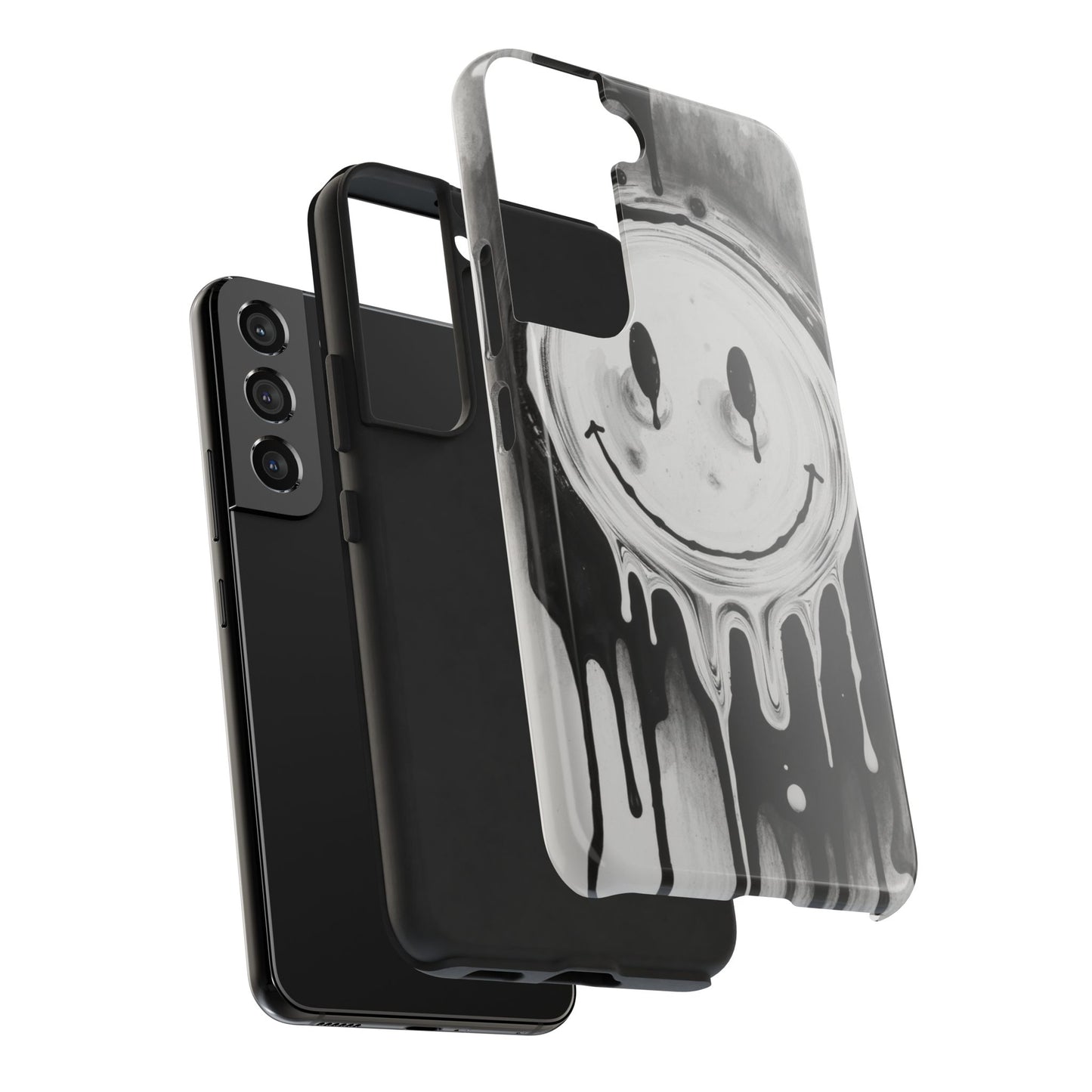 Dripping Smiley Tough Phone Case - Stylish & Durable Protection