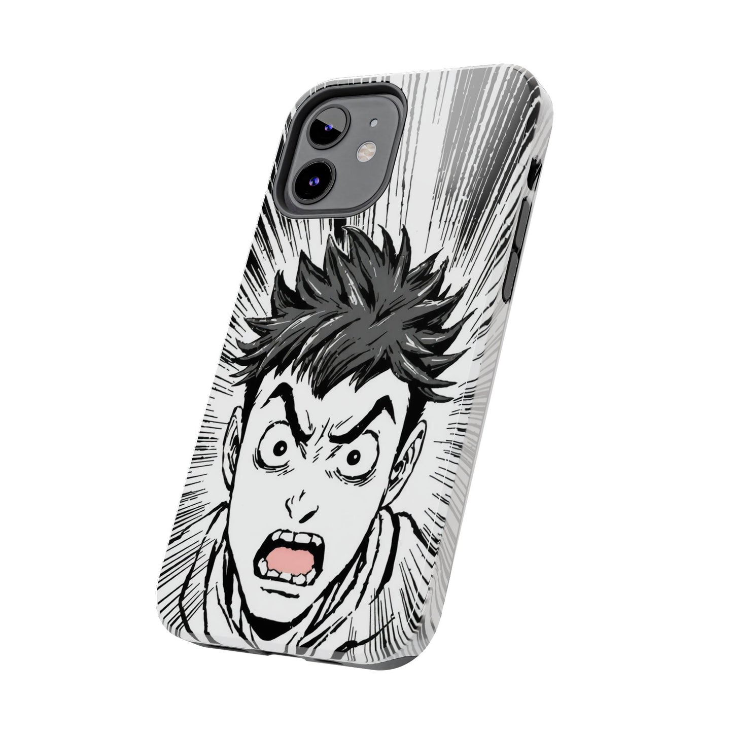 Intense Graphic Phone Case - Tough Design for Anime Fans