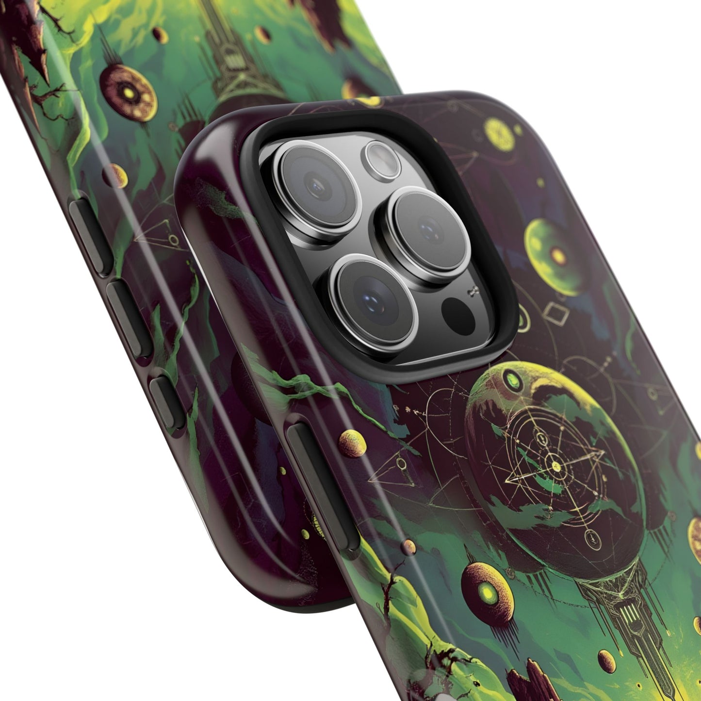 Cosmic Adventure Tough Phone Case - Galaxy Design for Space Enthusiasts - for iPhone