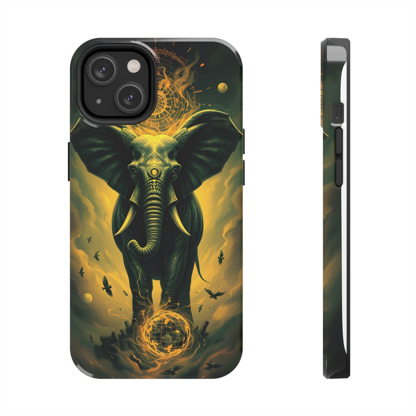 Majestic Elephant Clouds Tough Phone Case - Durable Protection with Bold Design - for iPhone