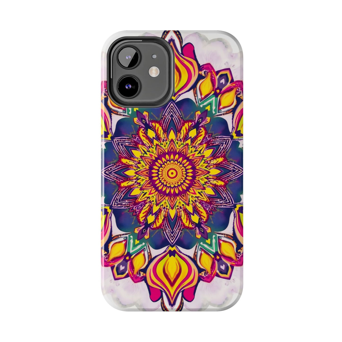 Vibrant Mandala Tough Phone Case - Boho Style Protection - for iPhone