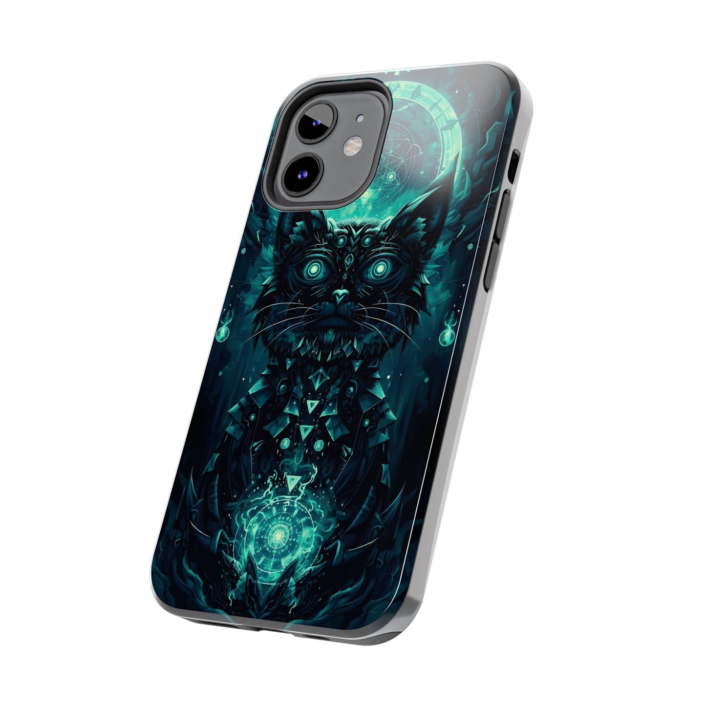 Mystical Dark Cat Phone Case - Tough Protective Cover for Cat Lovers - for iPhone