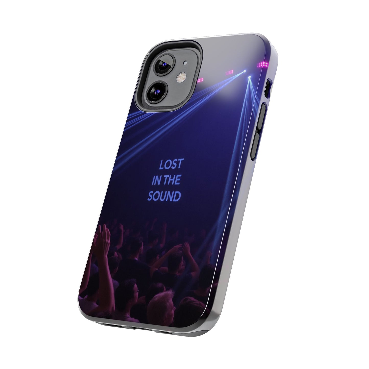 Vibrant Tough Phone Case - 'Lost in the Sound' Design for Music Lovers
