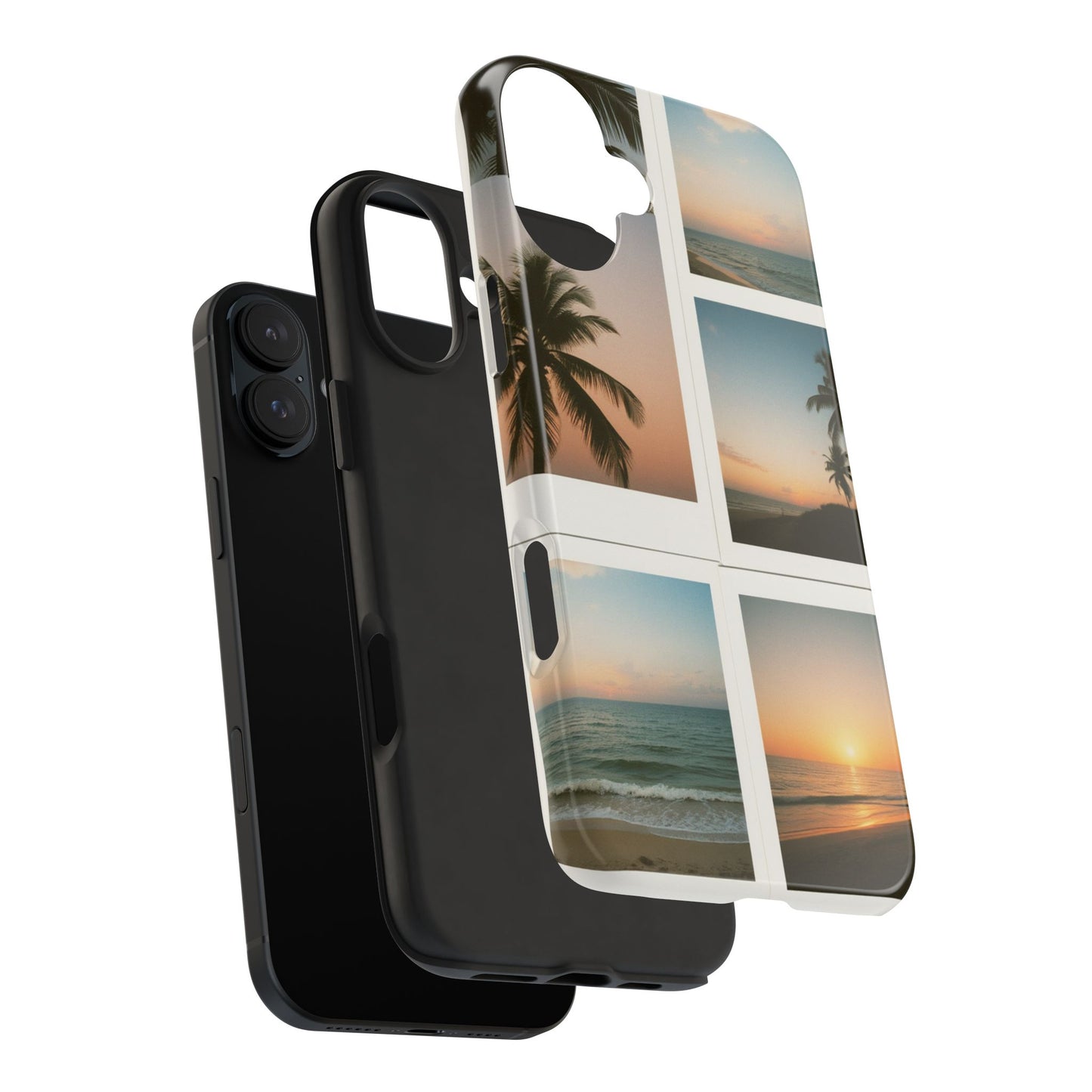Tropical Sunset Tough Phone Case - Beach Vibes for Summer Adventures