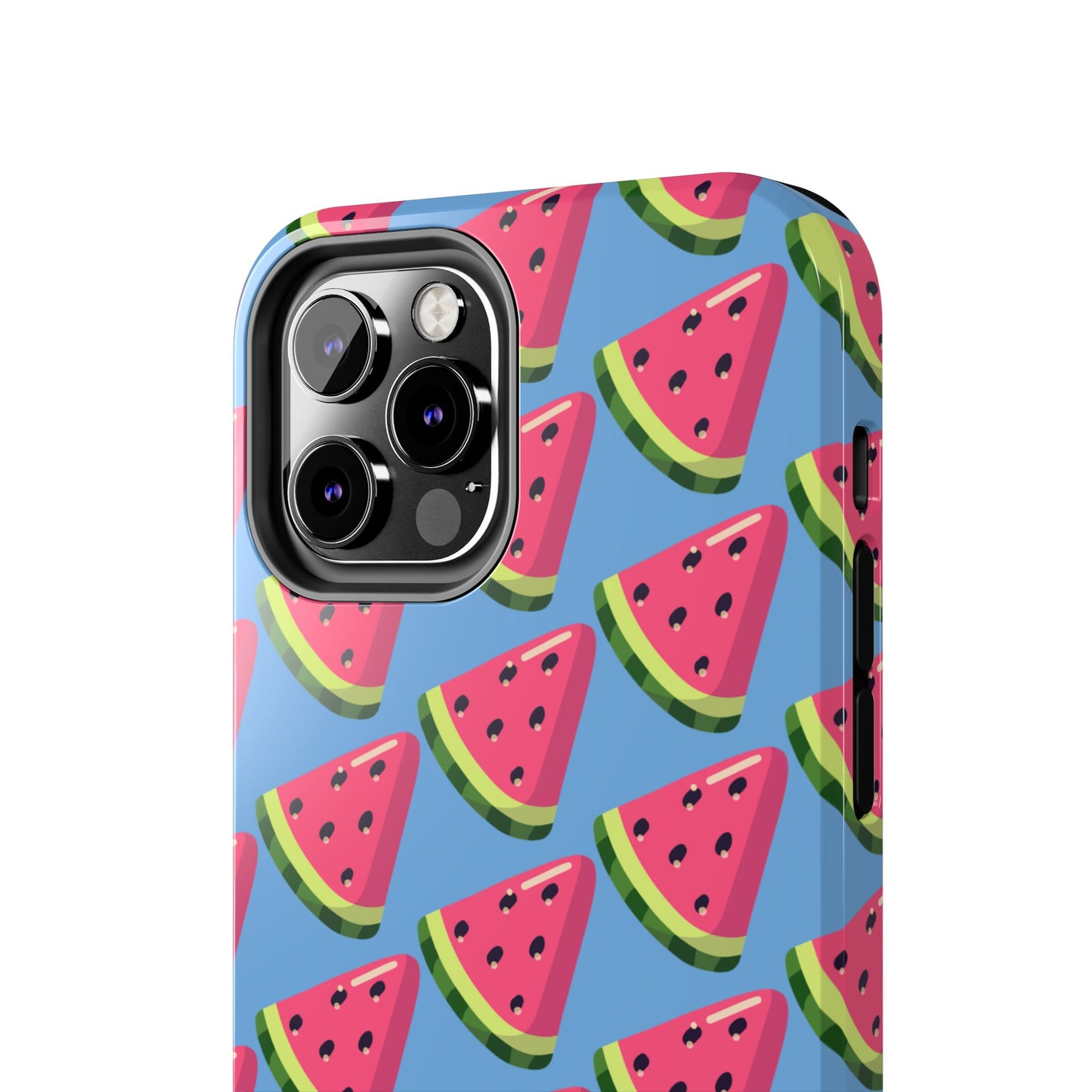 Watermelon Fun Tough Phone Case - Summer Vibes, Blue - for iPhone