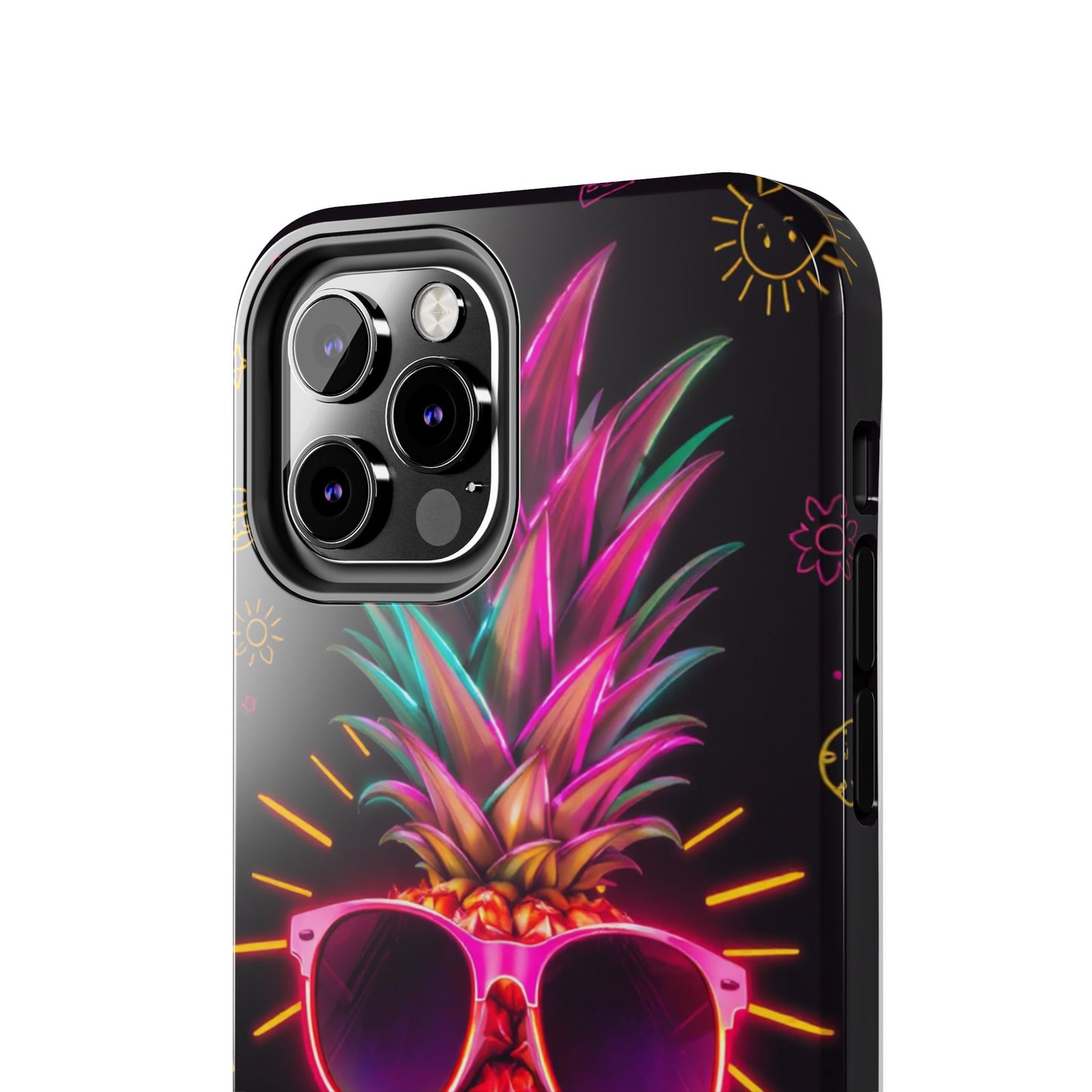 Tough Pineapple Phone Case - Cool, Vibrant Design Perfect for Summer Vibes