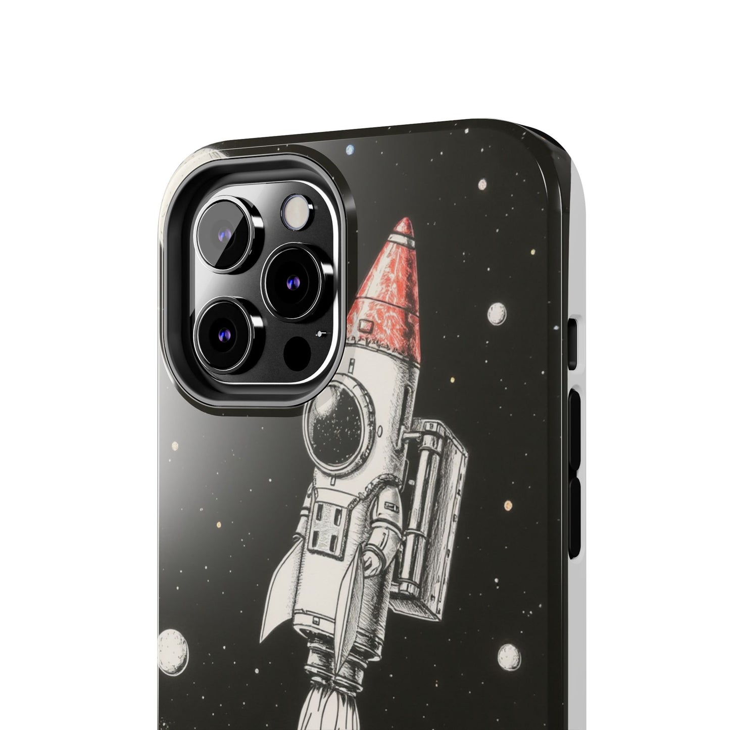 Cool Tough Phone Case for iPhone - Astro-Rocket Bond