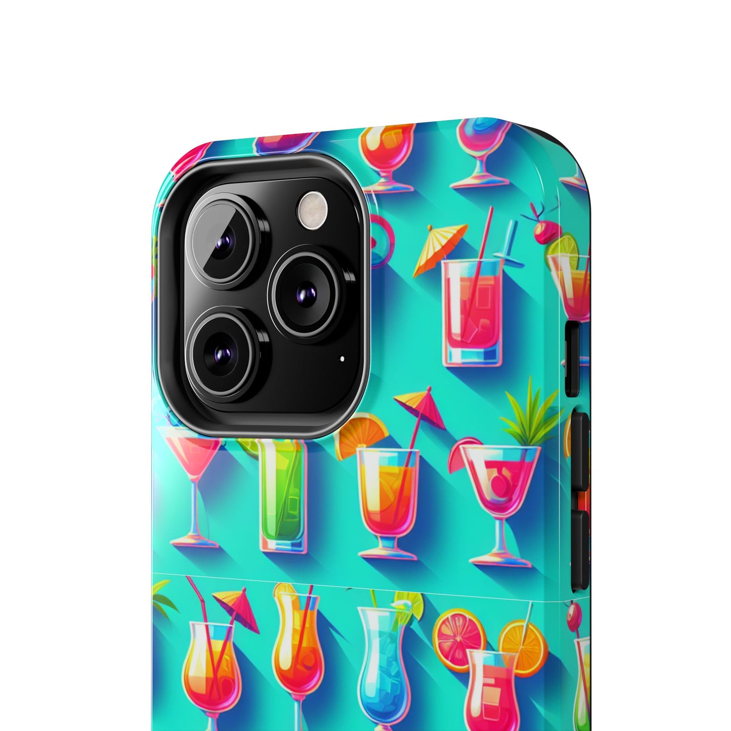 Cocktail Party Phone Case - Fun & Colorful Design for Summer Vibes - for iPhone