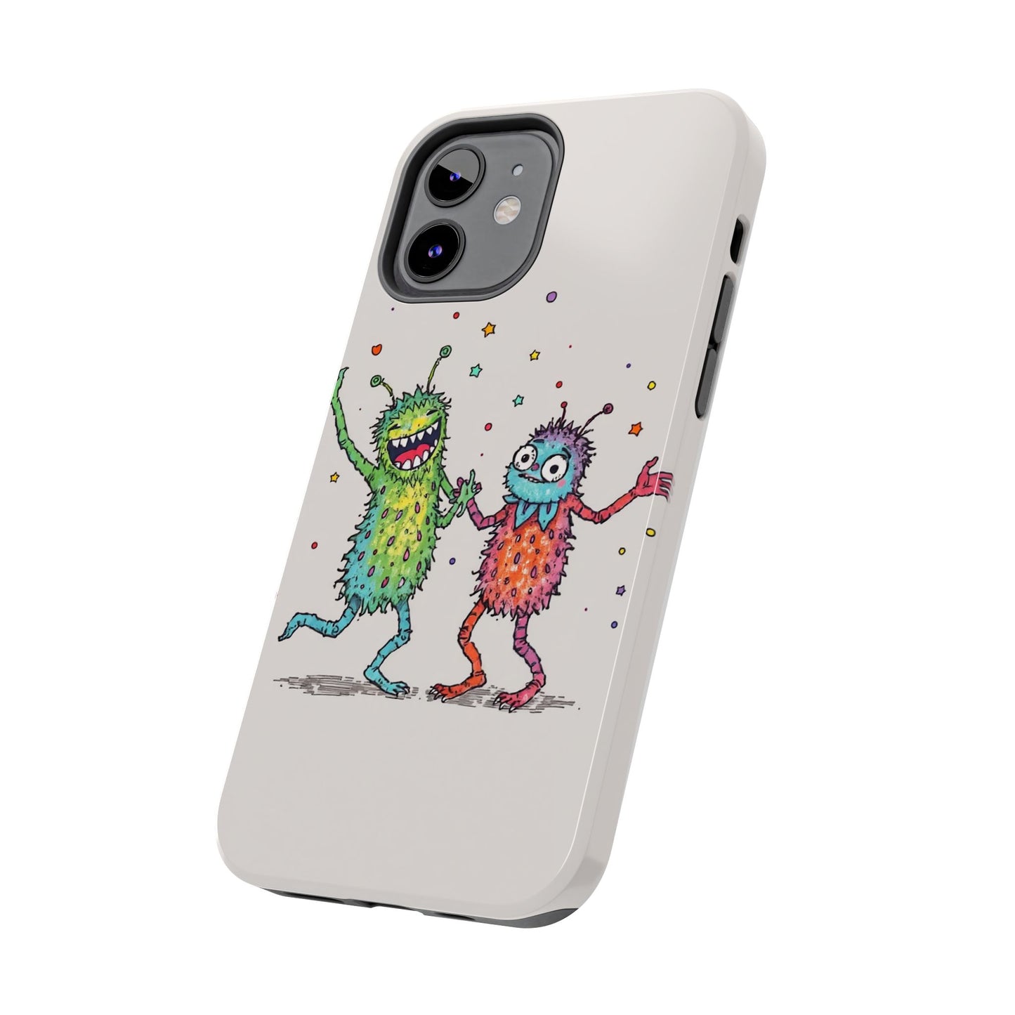 Colorful Monster Tough Phone Case - Fun and Playful Design