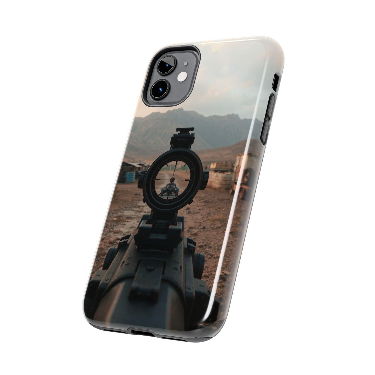 Tough Phone Case - Military Inspired Design with Sniper Scope