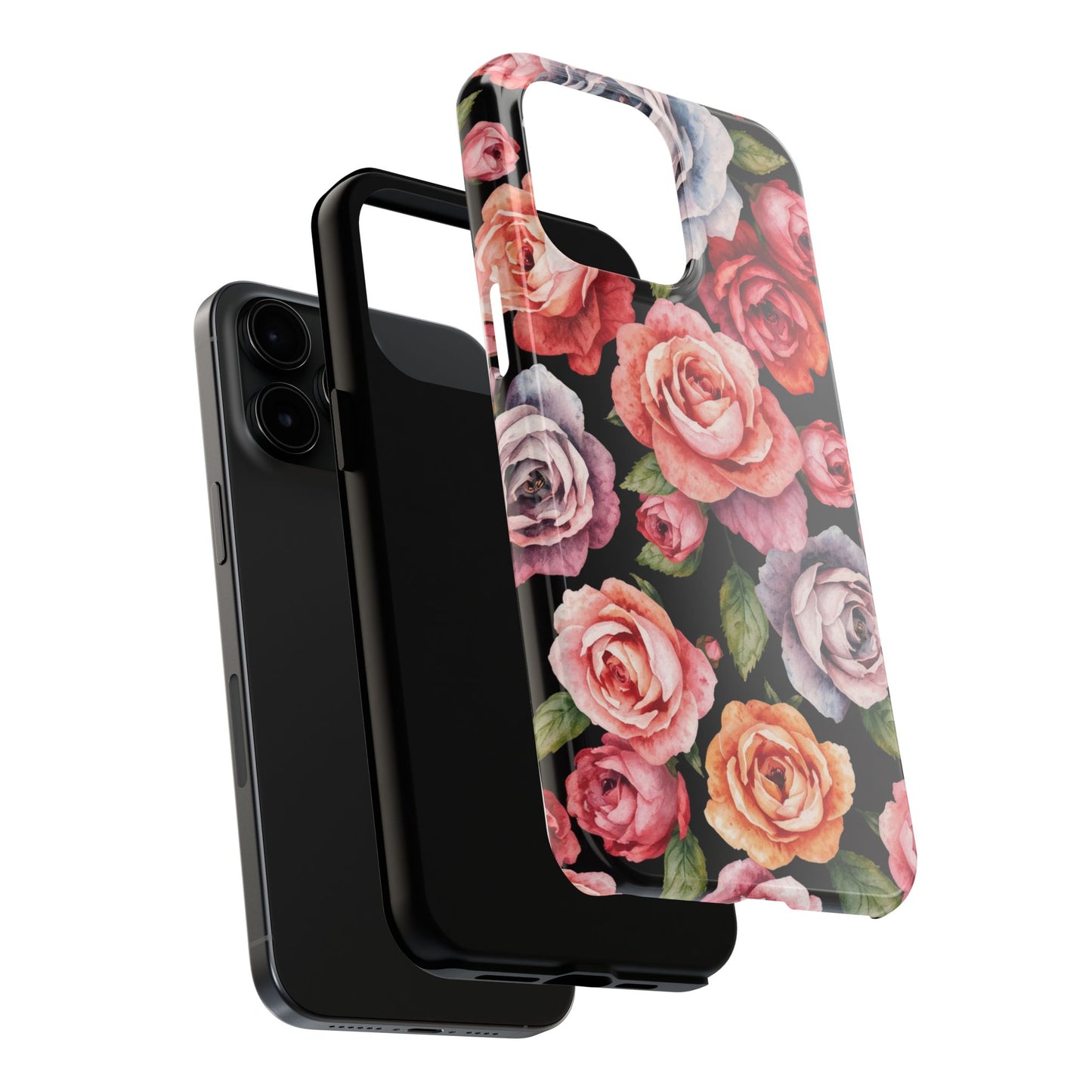 Elegant Floral Tough Phone Case - Perfect for Nature Lovers - for iPhone