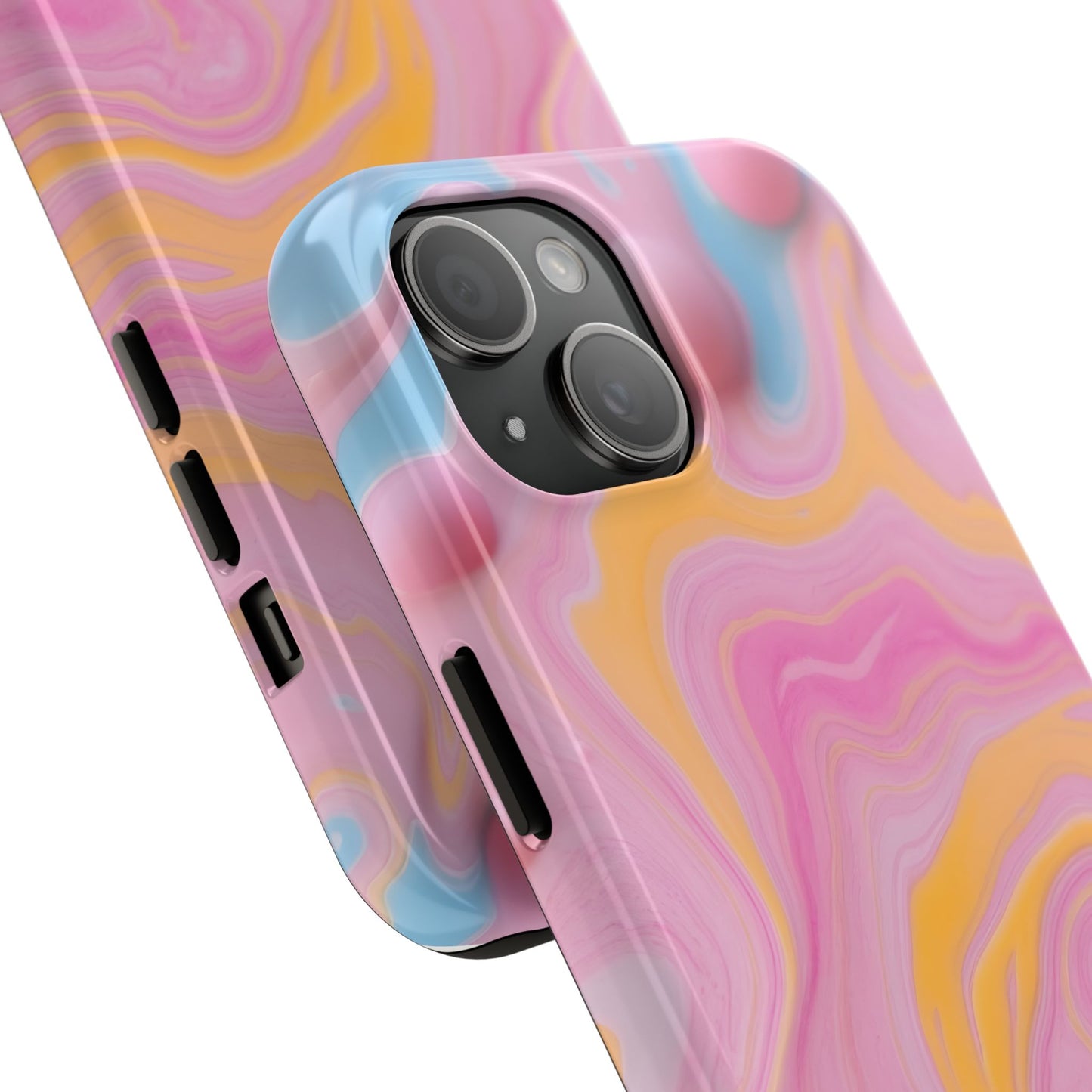Liquid Candy Abstract Tough Phone Case - Durable Protection with Artistic Design - for iPhone