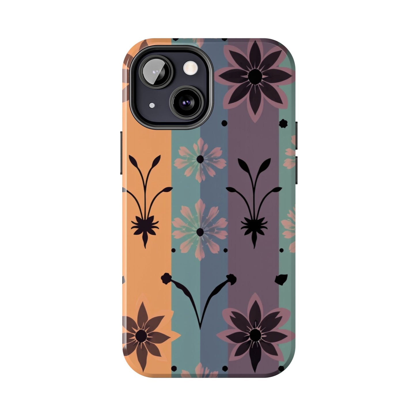 Boho Floral Tough Phone Cases - Durable & Stylish Protection - for iPhone