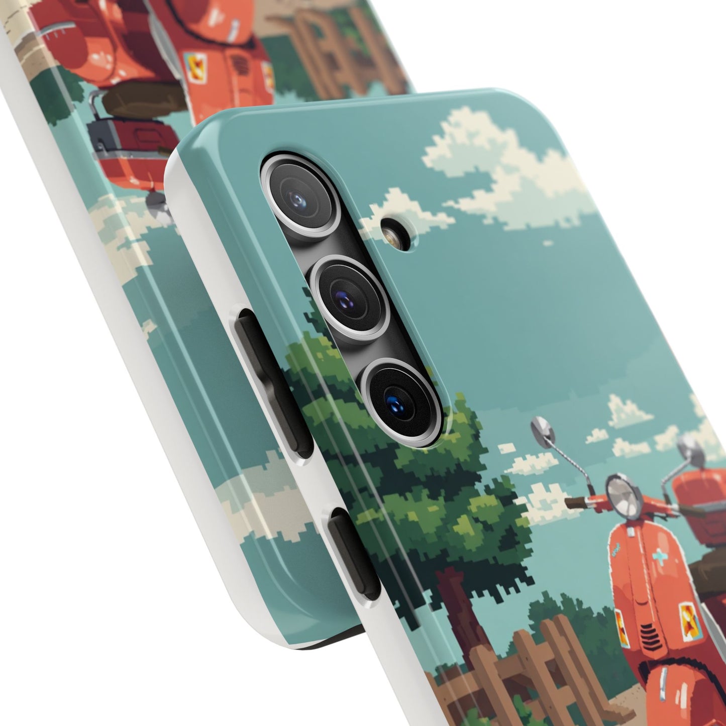 Retro Scooter Phone Case - Tough & Stylish Protection