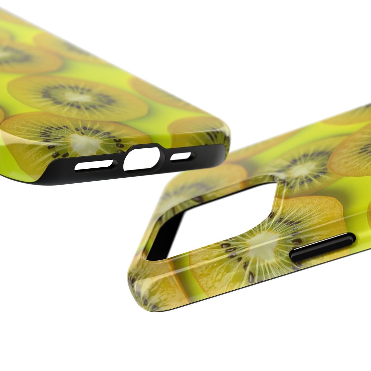 Vibrant Kiwi Tough Phone Case - Bright Yellow Design for Fruit Lovers