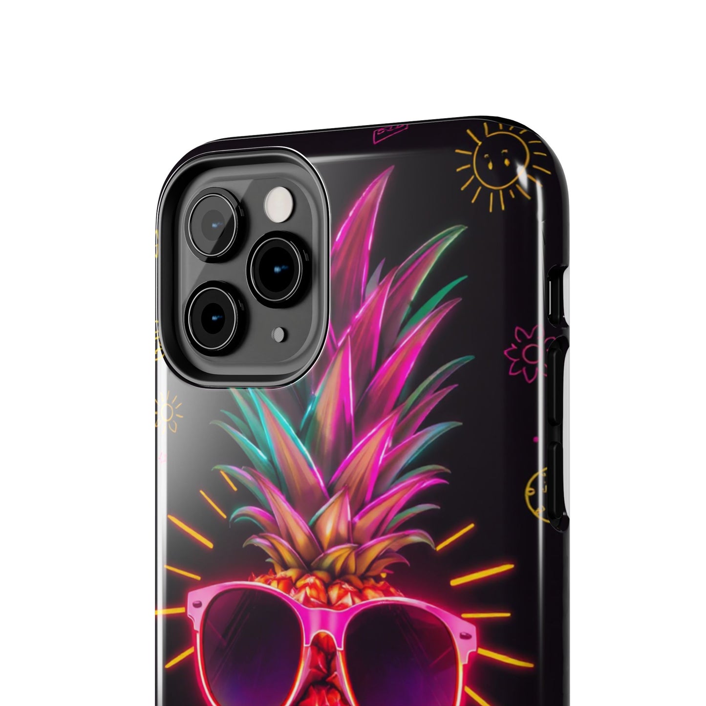 Tough Pineapple Phone Case - Cool, Vibrant Design Perfect for Summer Vibes